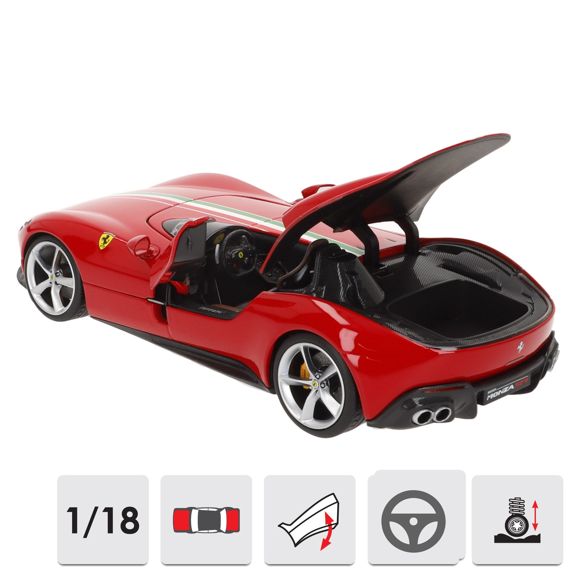 Burago Maqueta Coche Ferrari Monza SP1 1:18