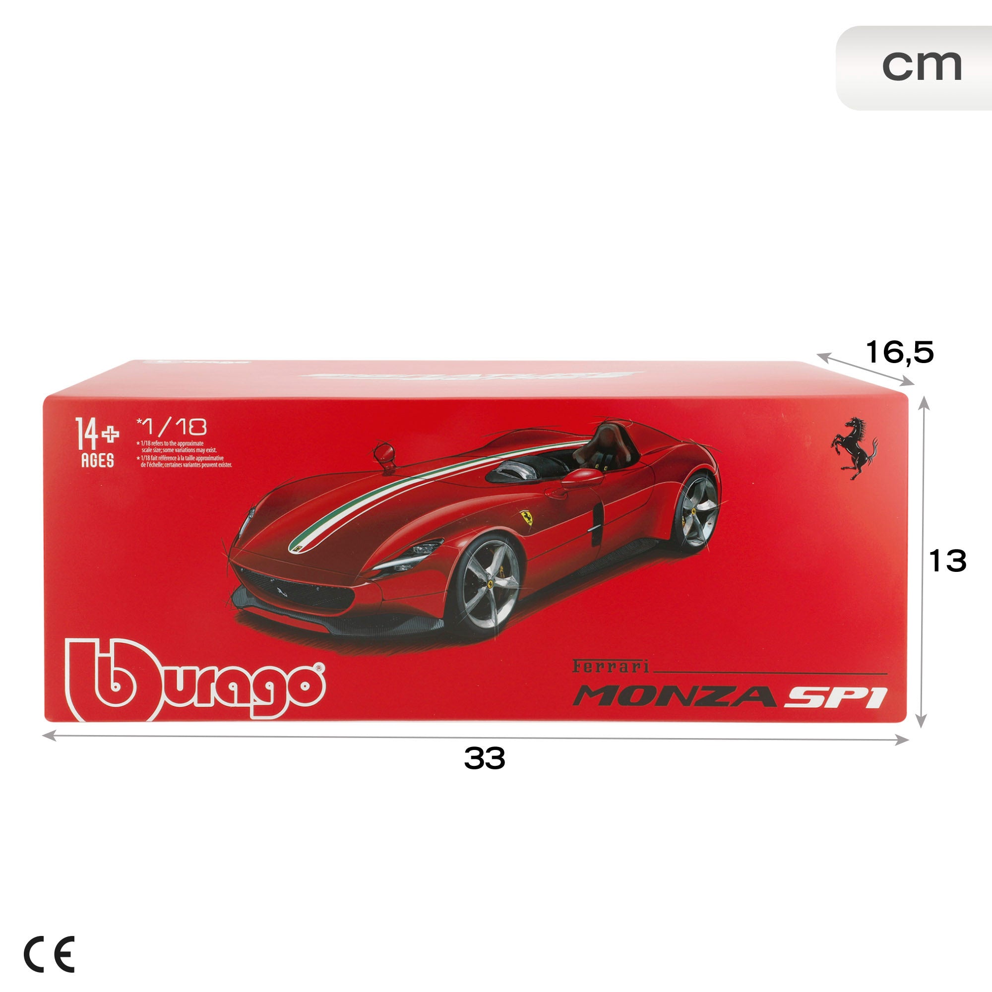 Burago Maqueta Coche Ferrari Monza SP1 1:18