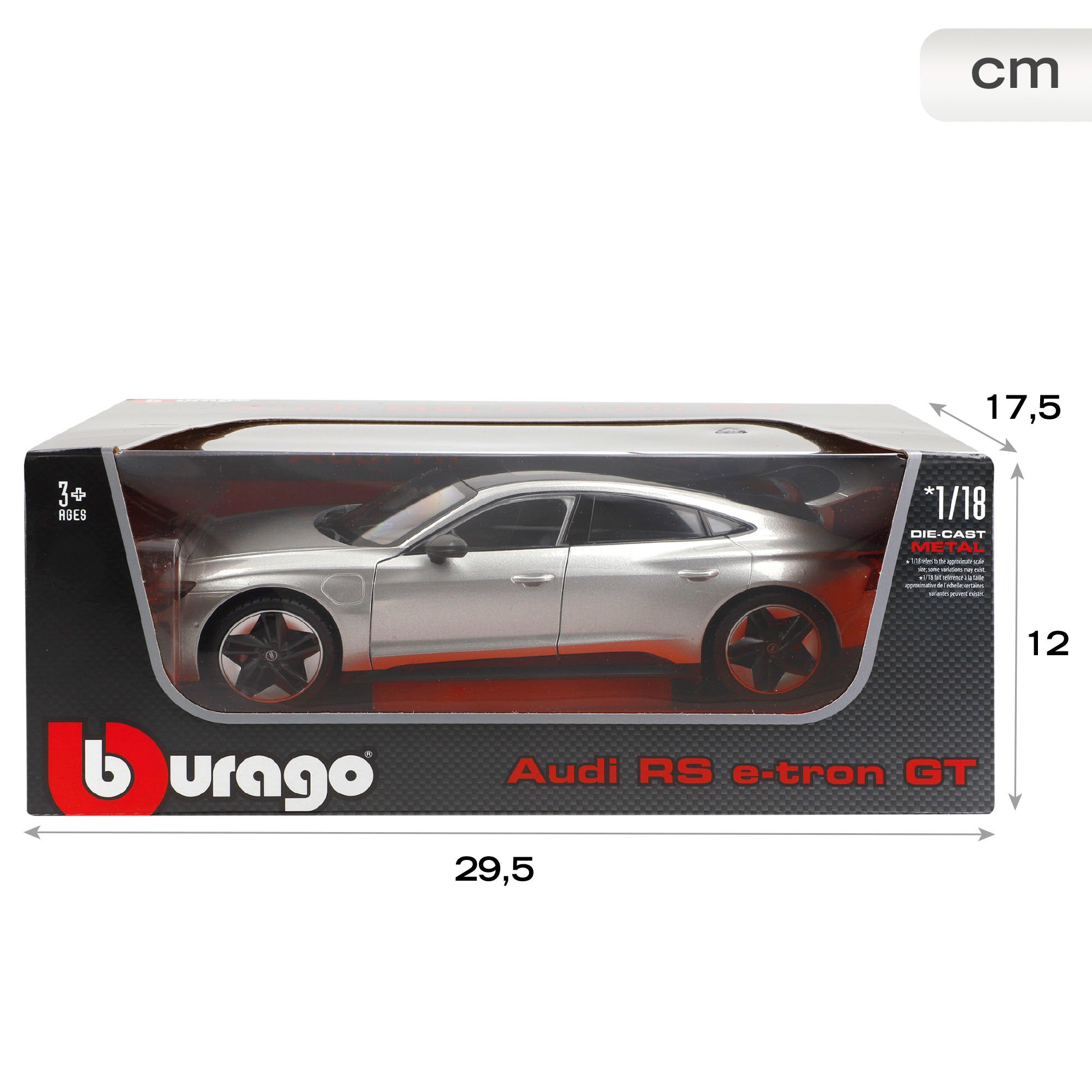 Burago Maqueta Coche Audi RS e-tron GT 2022 1:18