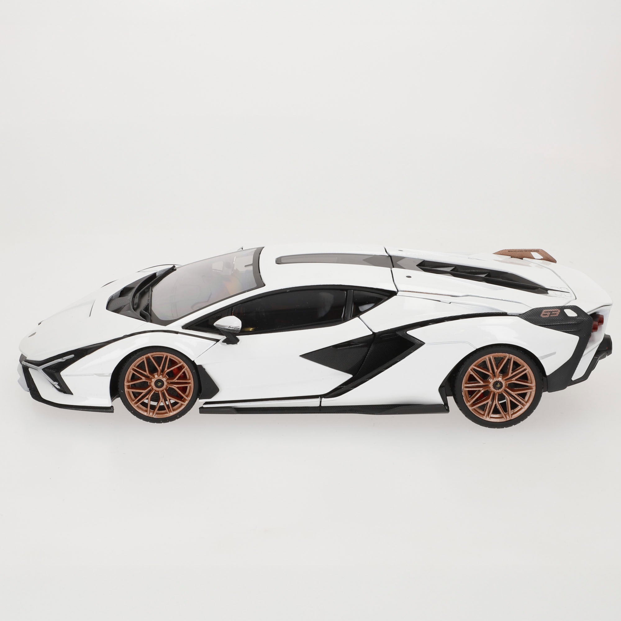 Burago Maqueta Coche Lamborghini Sián FKP 37 Blanco 1:18