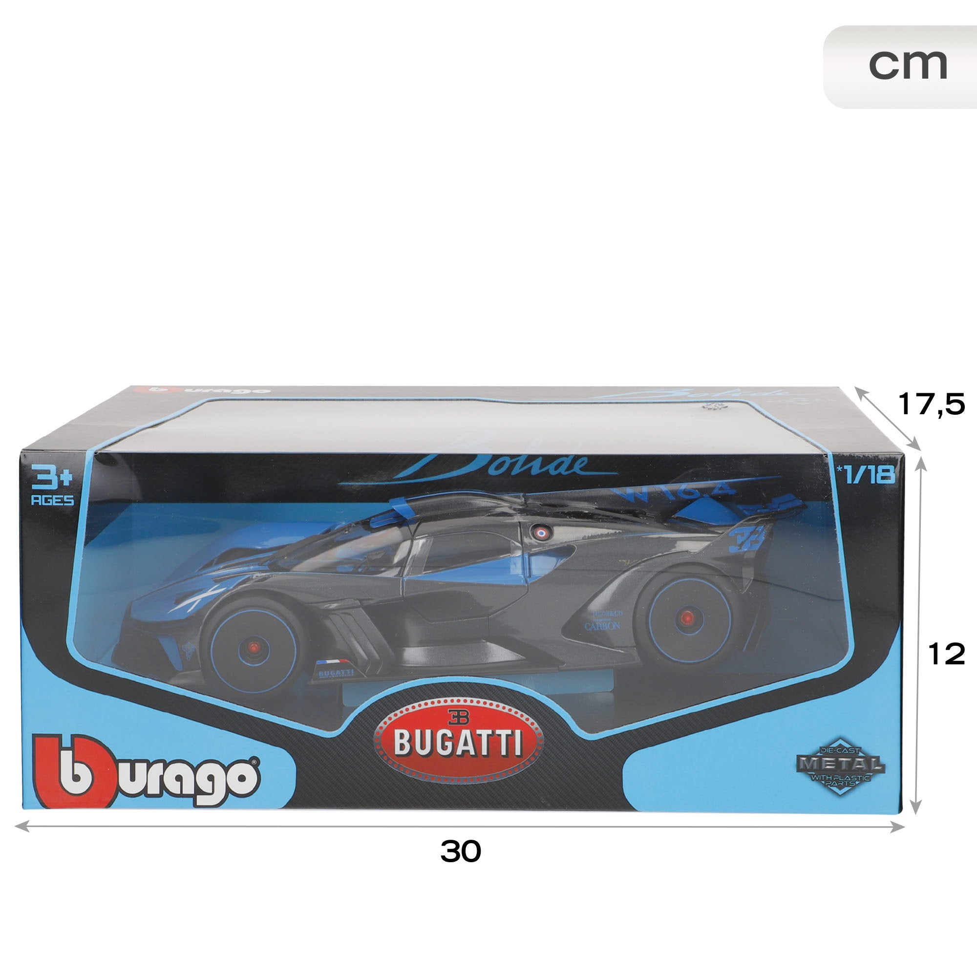 Burago Maqueta Coche Bugatti Bolide 1:18