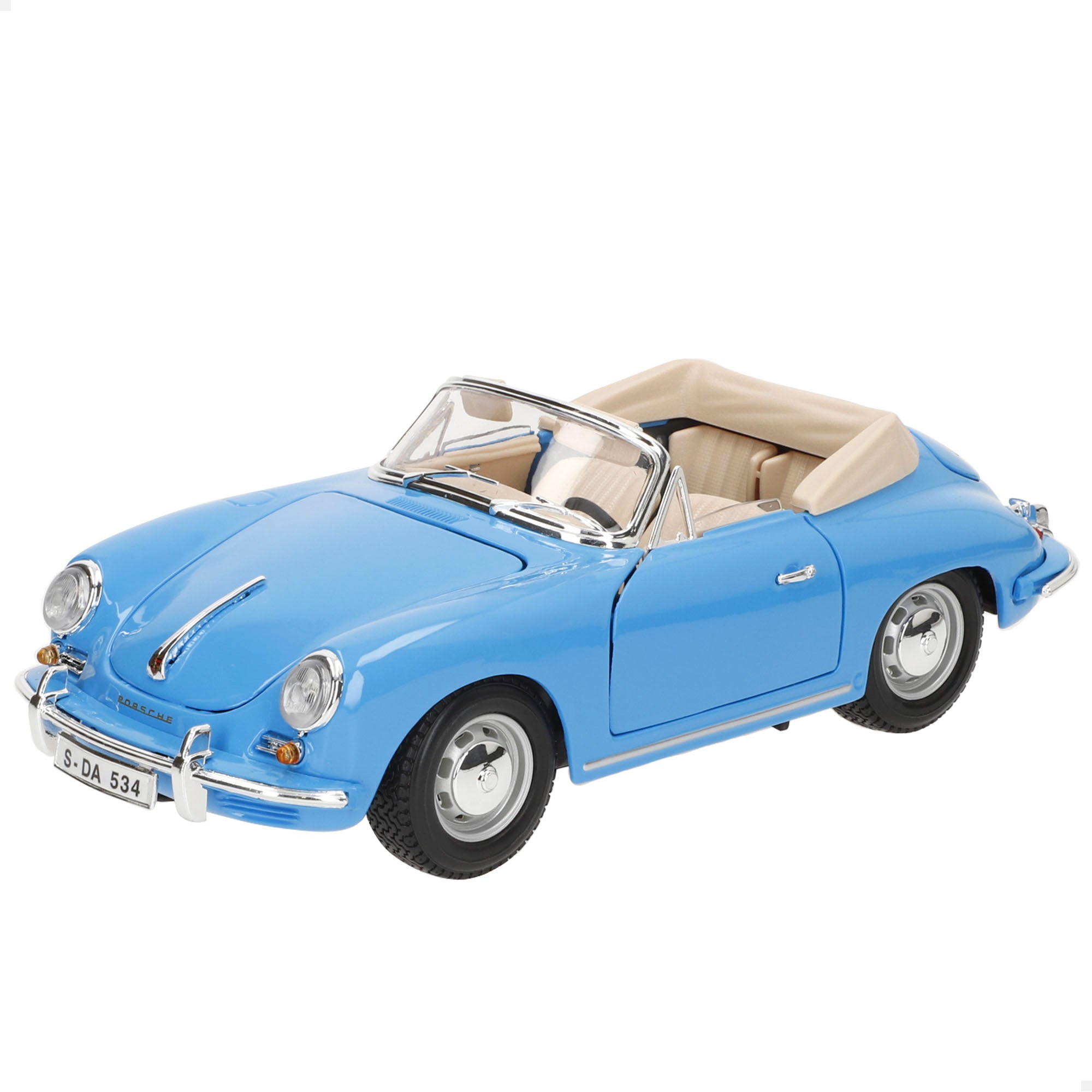 Burago Maqueta Coche Porsche 356B Cabriolet 1961 1:18