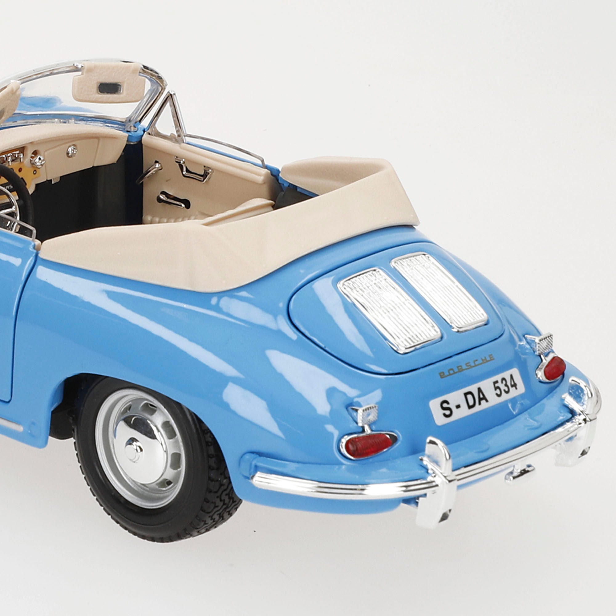 Burago Maqueta Coche Porsche 356B Cabriolet 1961 1:18
