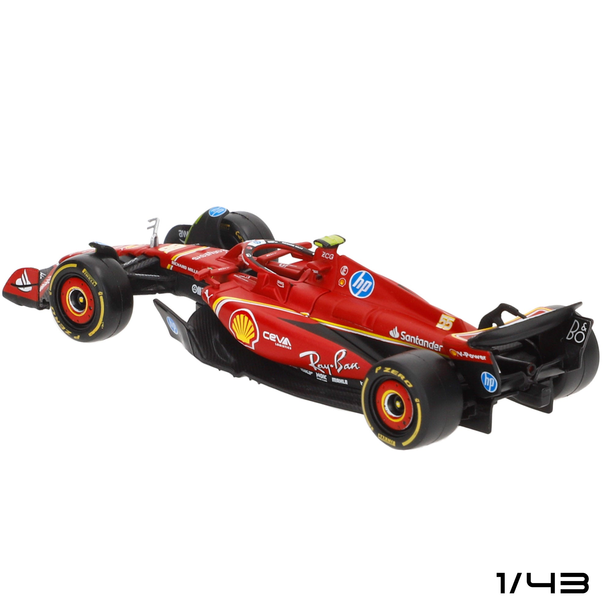 Burago Coche 1:43 Ferrari SF24 Carlos Sainz F1 2024