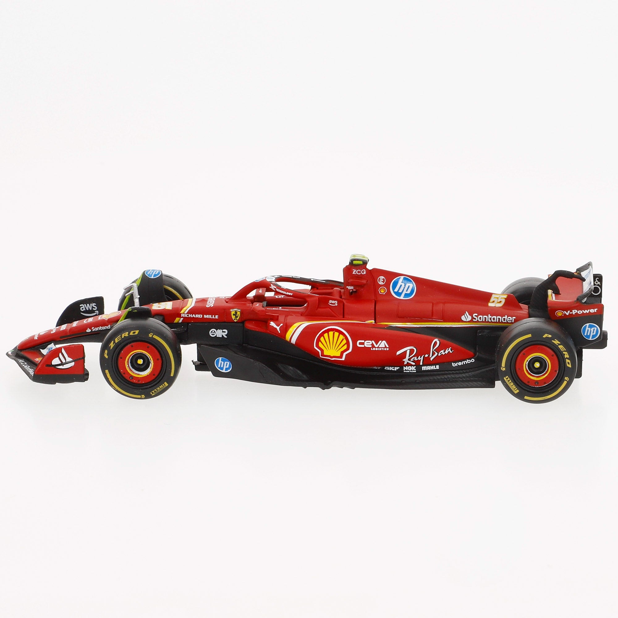 Burago Coche 1:43 Ferrari SF24 Carlos Sainz F1 2024
