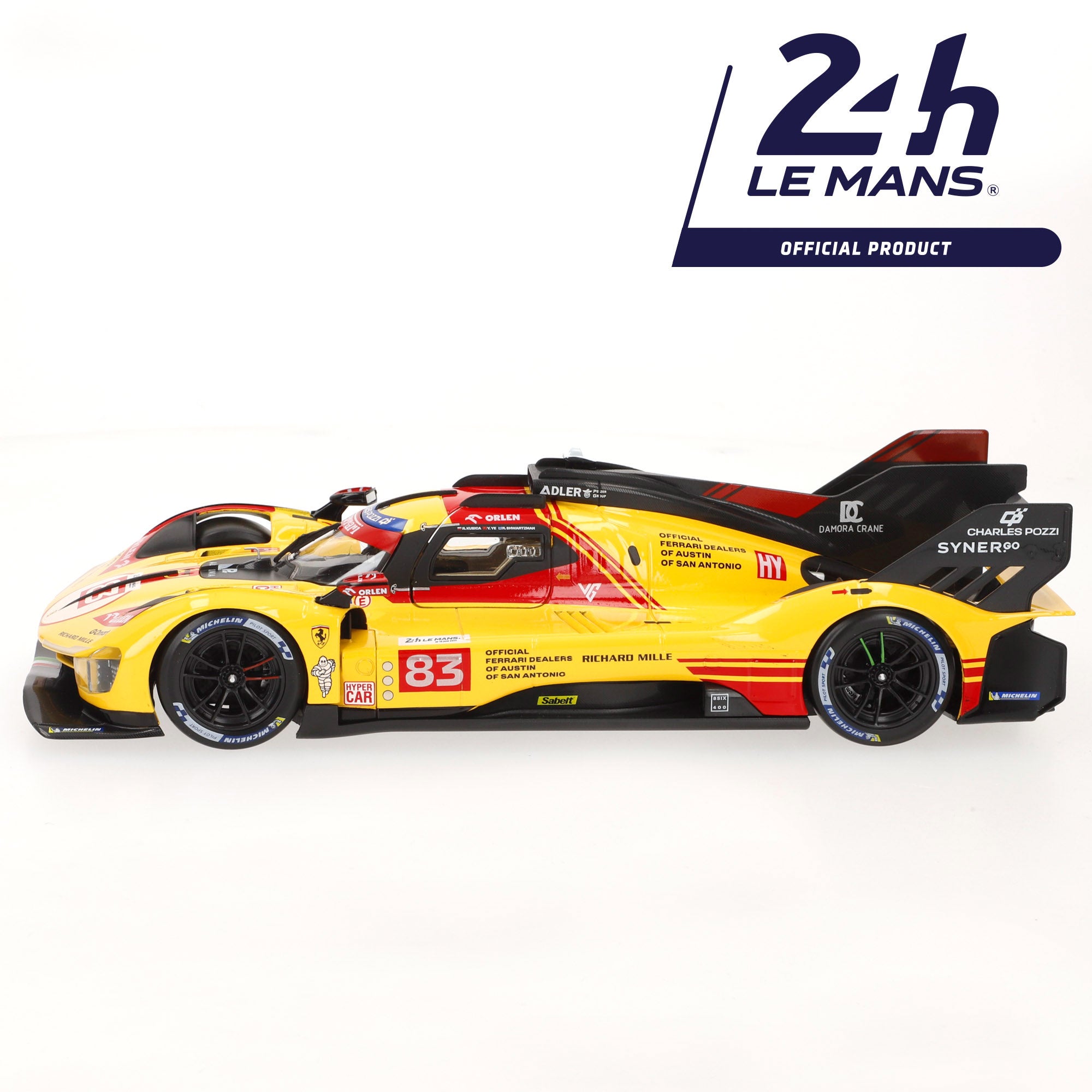 Burago Coche 1:18 Ferrari 499P LMH Hypercar 2024