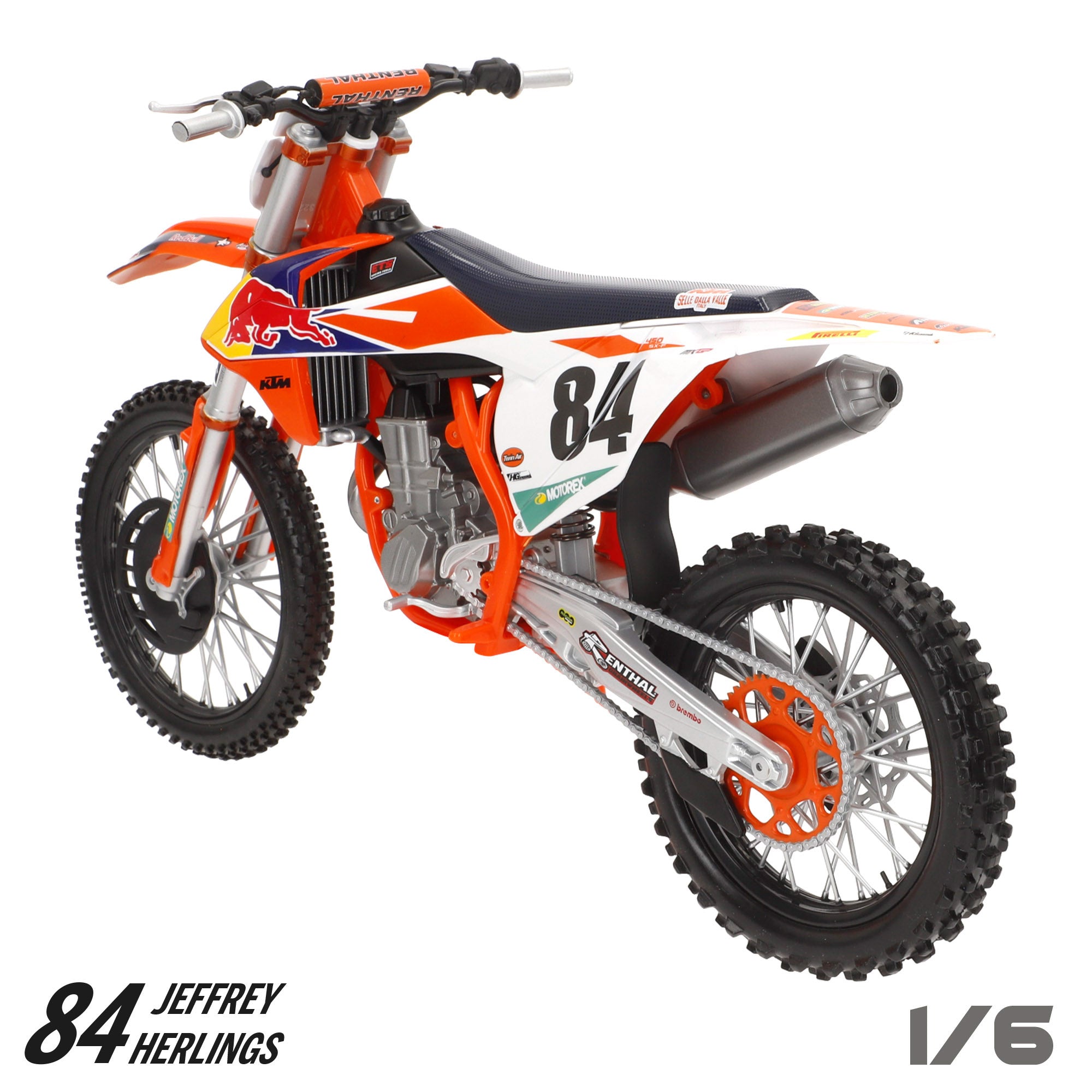 Maisto Maqueta moto KTM Supercross SX450 2018 Jeff Herling 1:6