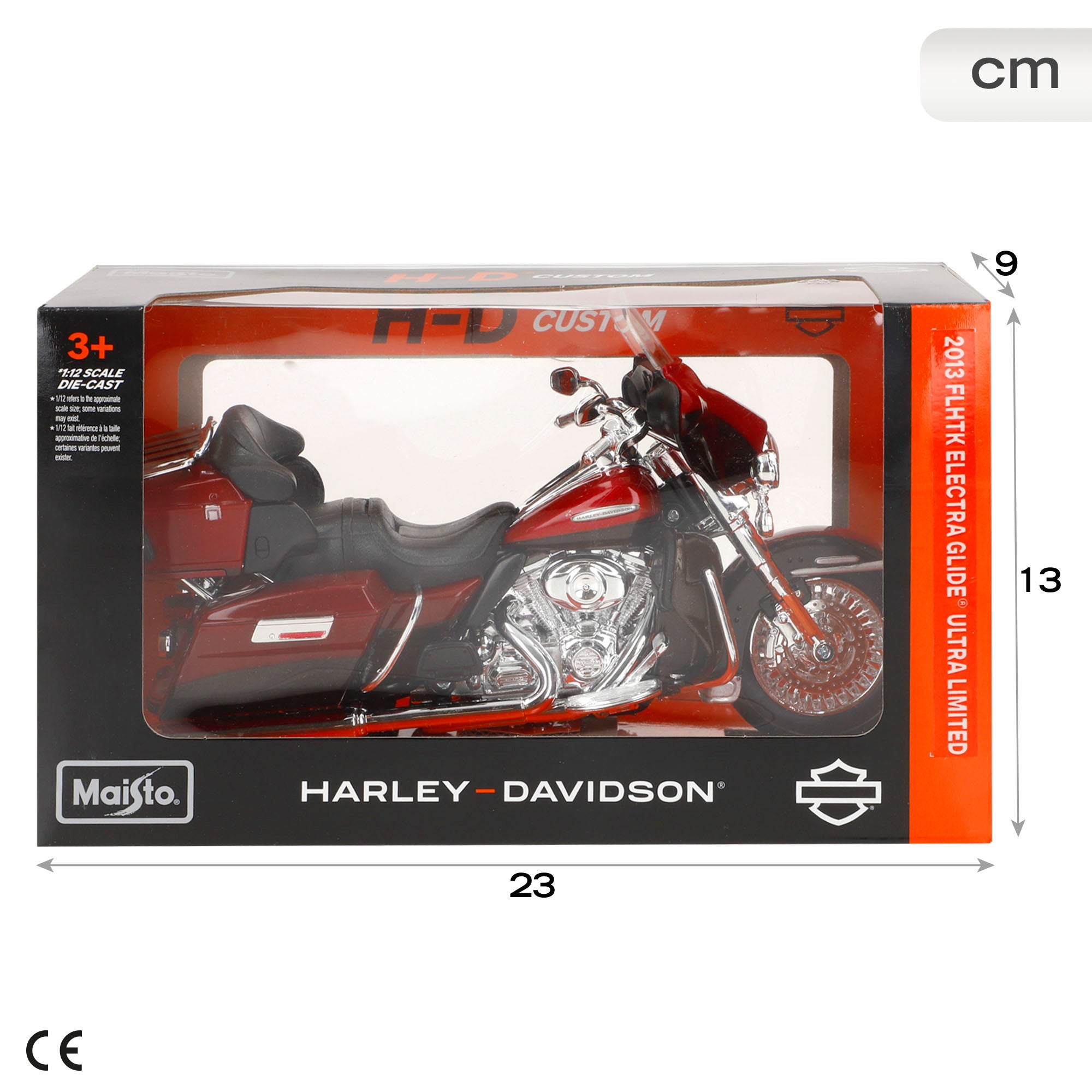 Maisto Maqueta moto Harley Davidson 2013 Electra Glide 1:12