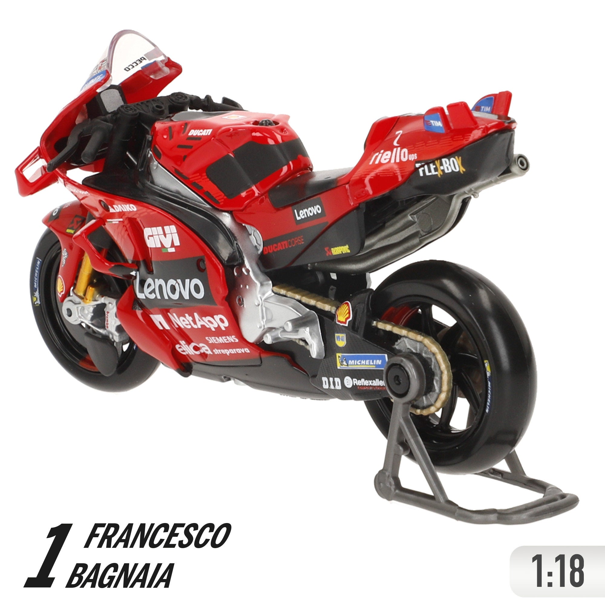 Maisto Moto 1:18 Ducati Lenovo Bagnaia MotoGP 2024