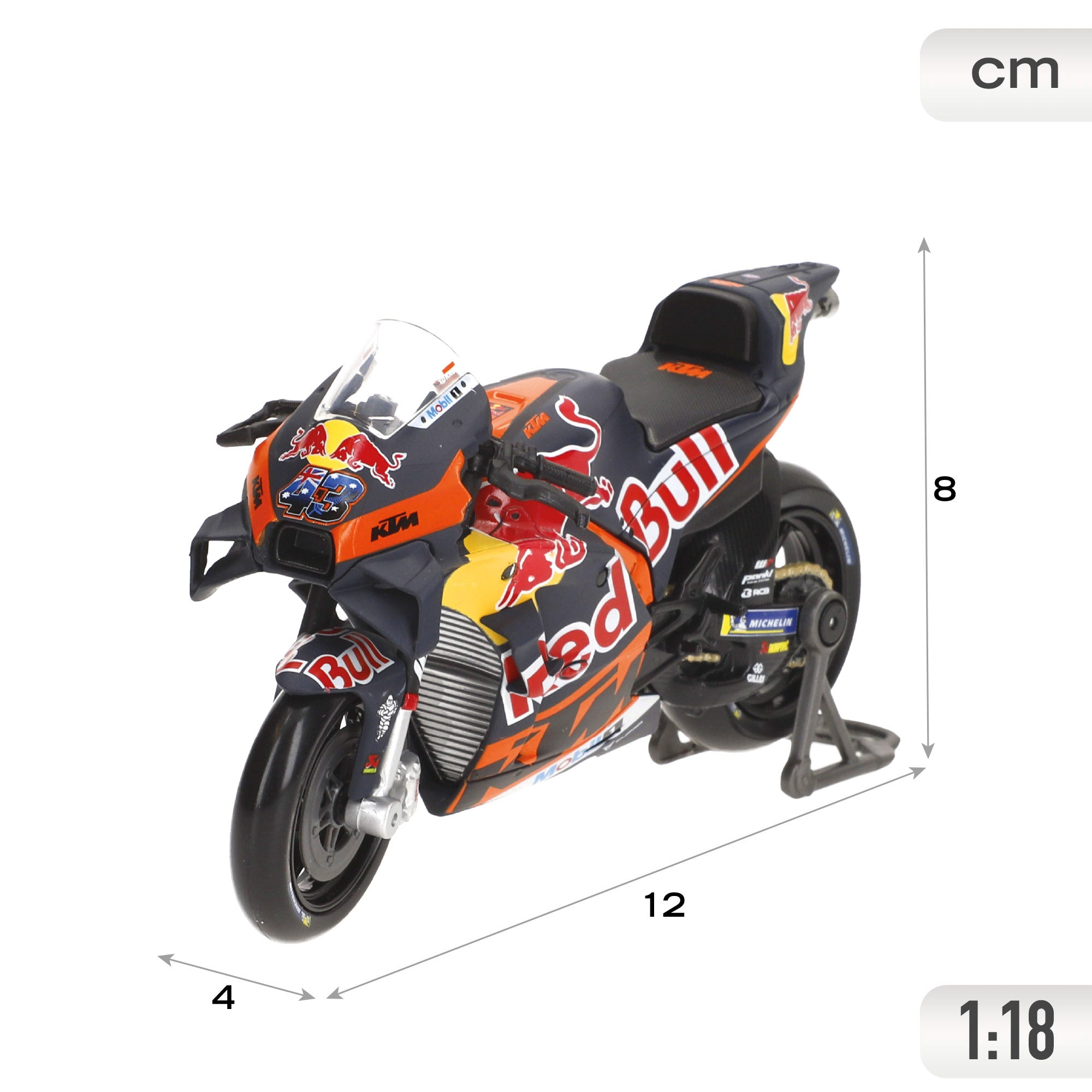 Maisto Moto 1:18  KTM RC16 Red Bull Jack Miller MotoGP 2023