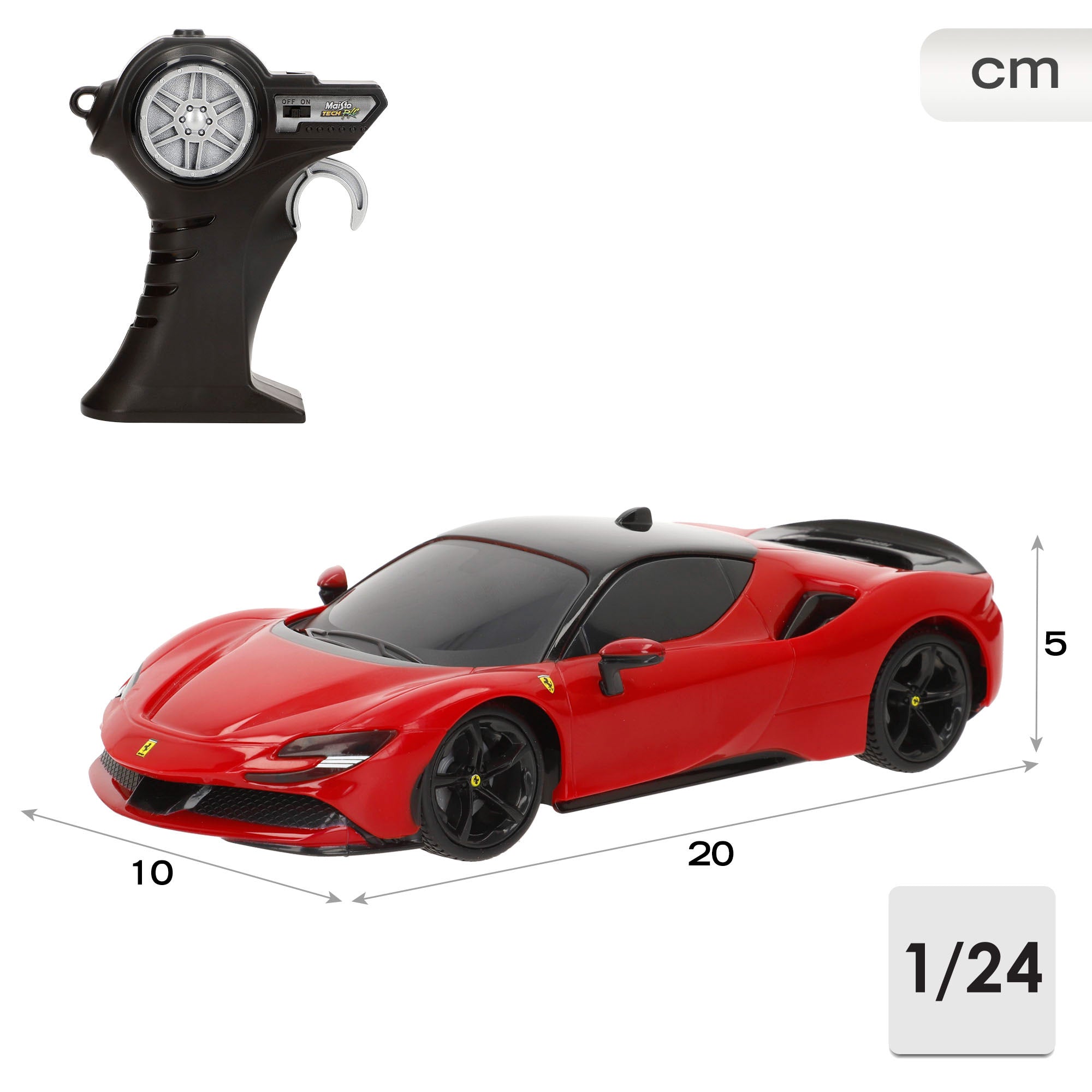 Maisto Tech R/C Coche radiocontrol Ferrari SF90 Stradale 1:24
