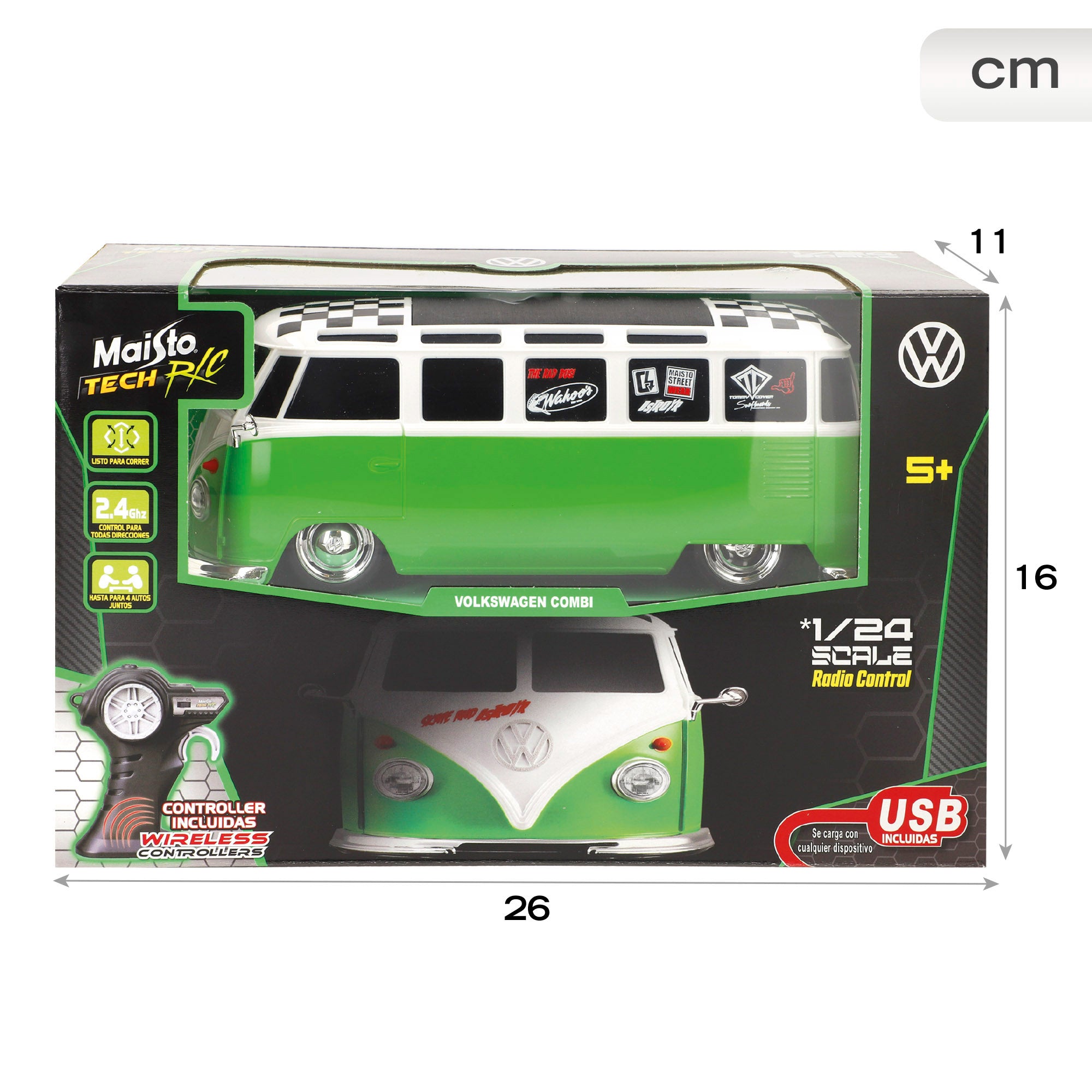 Maisto Tech R/C  Furgoneta teledirigida Volkswagen Combi 1:24