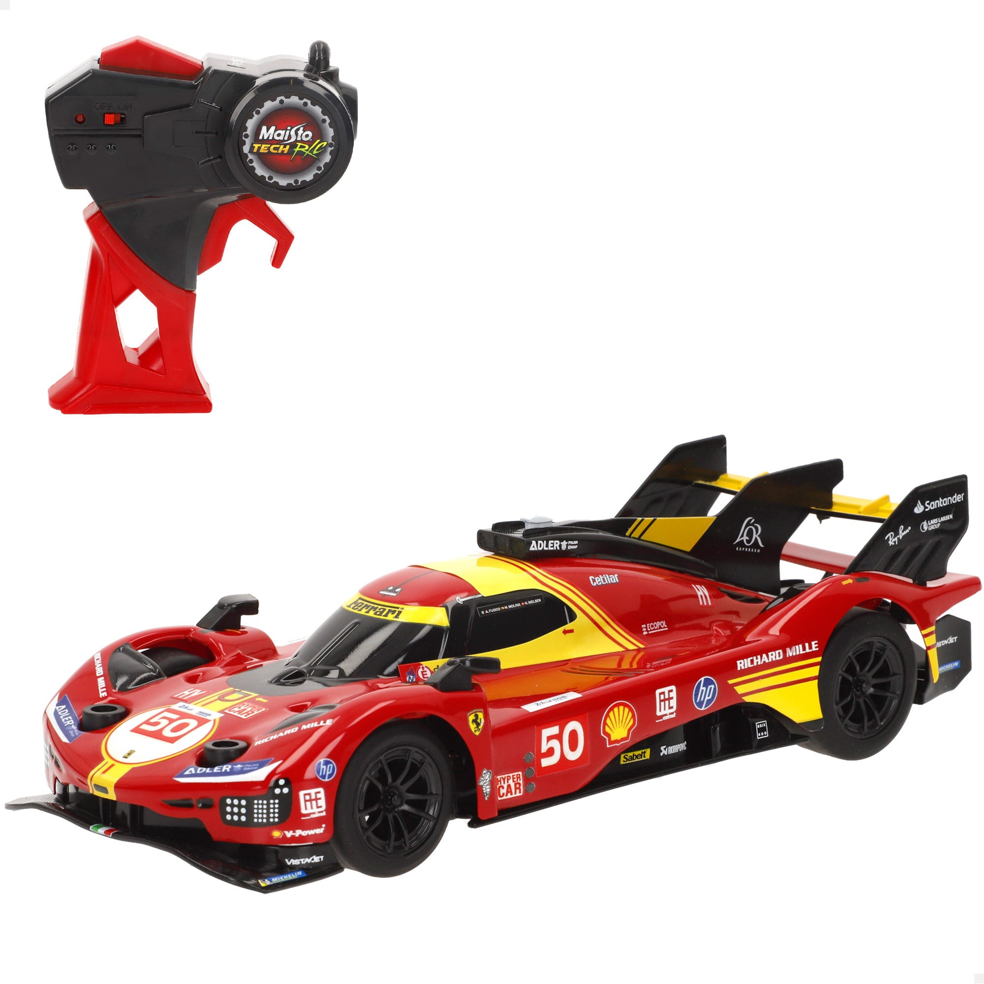 Maisto Tech R/C Coche teledirigido Ferrari 499P 1:24