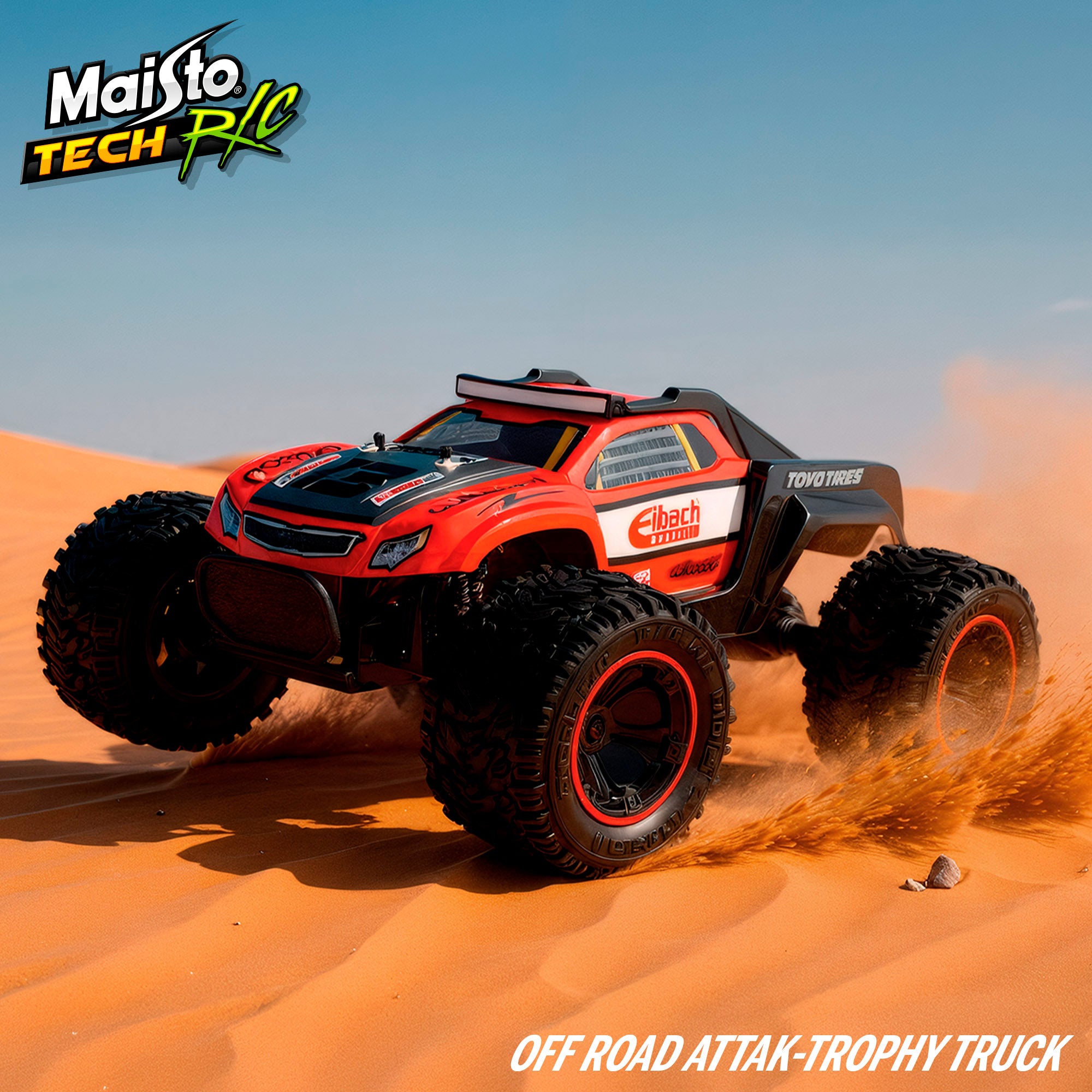 Maisto Coche teledirigido Trophy Truck off road 1:14