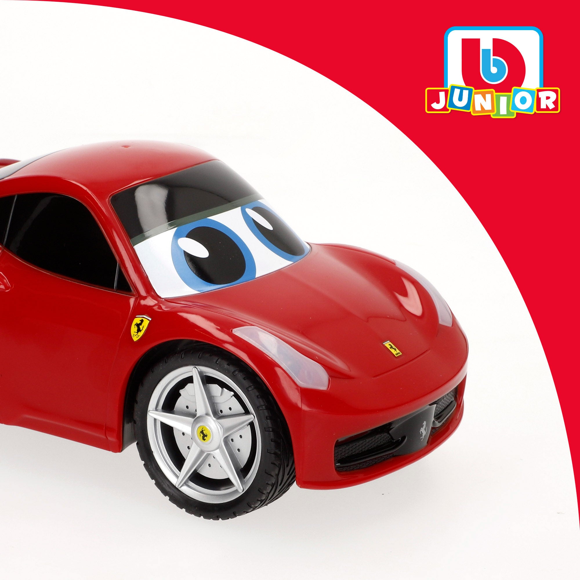 Burago Ferrari de juguete teledirigido con luz y sonido real