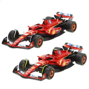Burago Set 2 coches 1:43 Ferrari SF-24 Sainz y Leclerc F1 2024