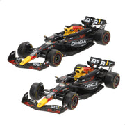 Burago Set 2 coches 1:43 Oracle Red Bull RB20 Max Verstappen y Sergio Pérez F1 2024
