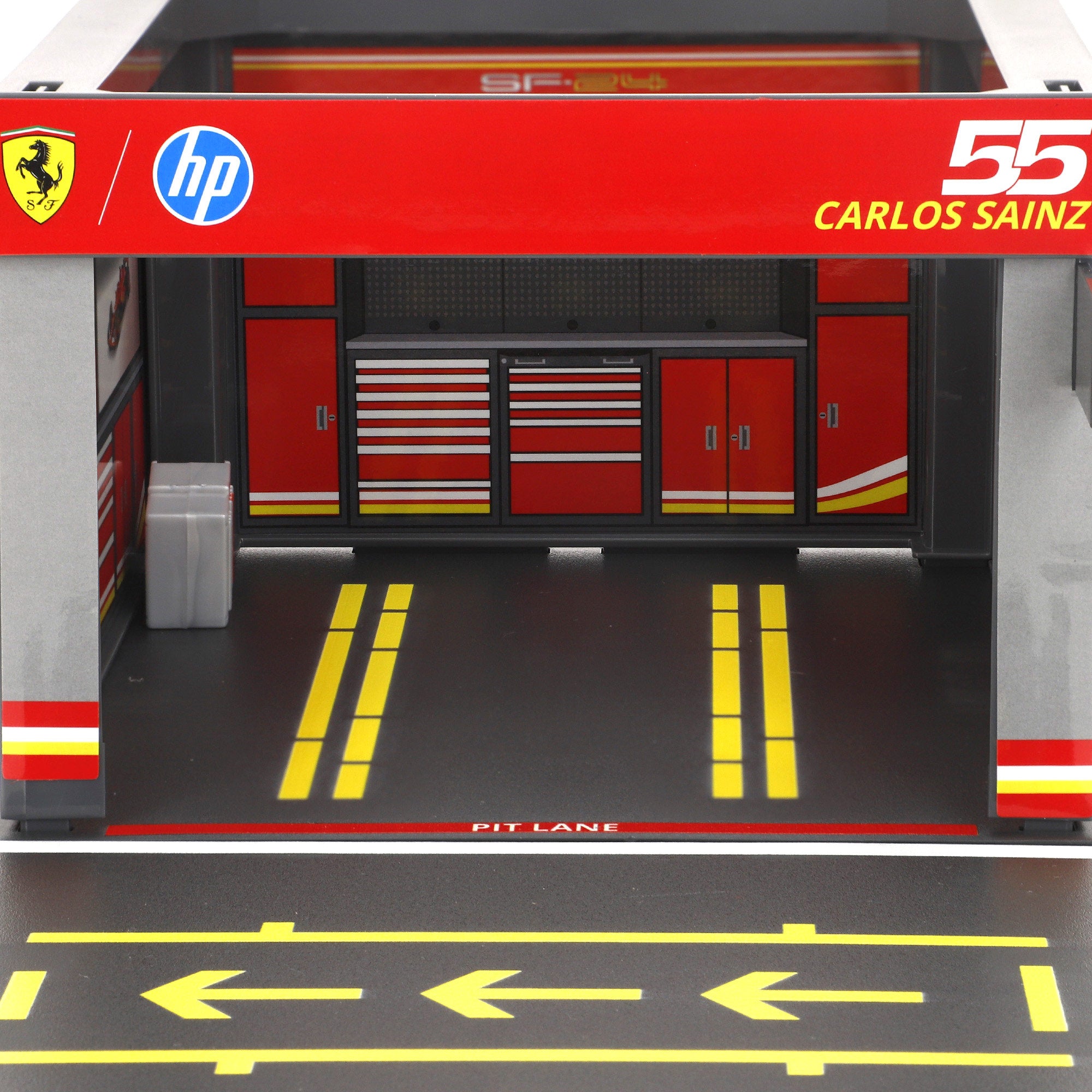 Burago Set box Ferrari SF23 F1 2023 Carlos Sainz 1:43