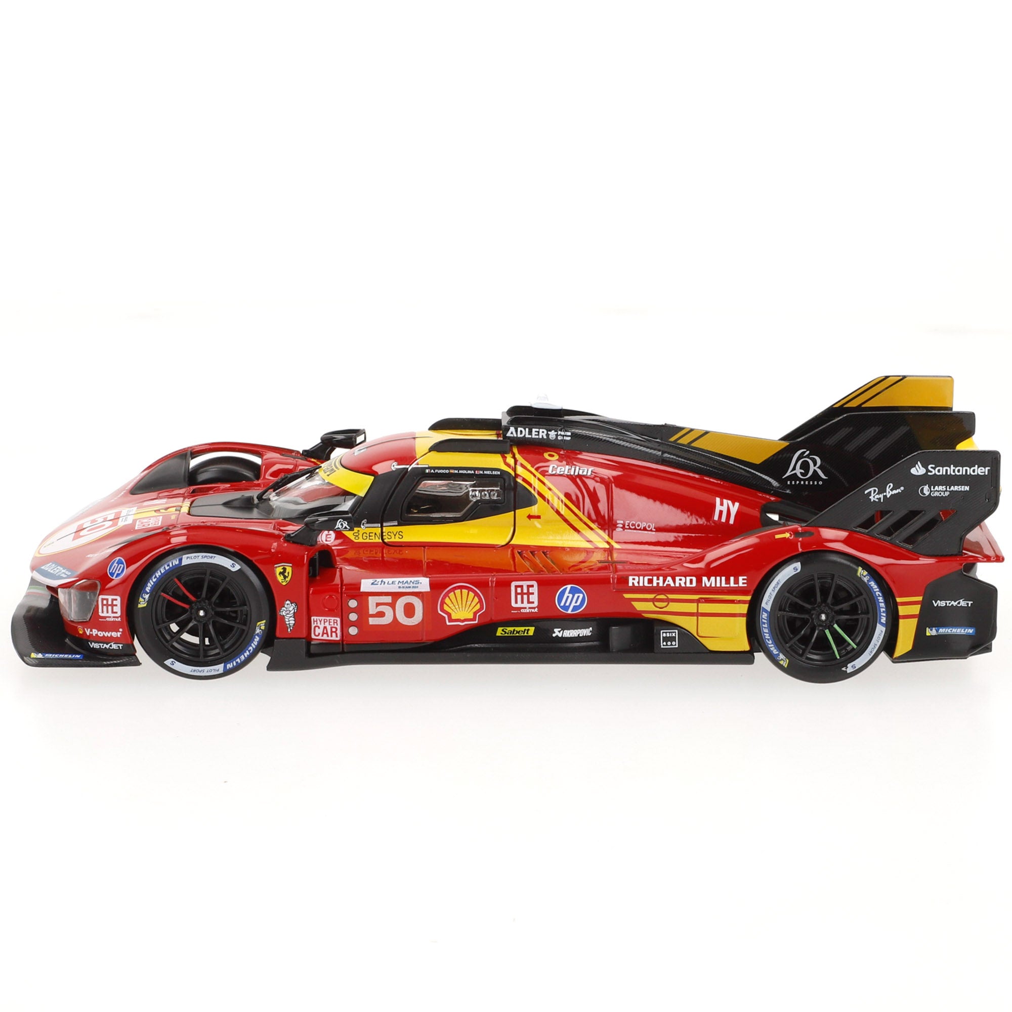 Burago Coche 1:24 Ferrari 499P LMH N.º50