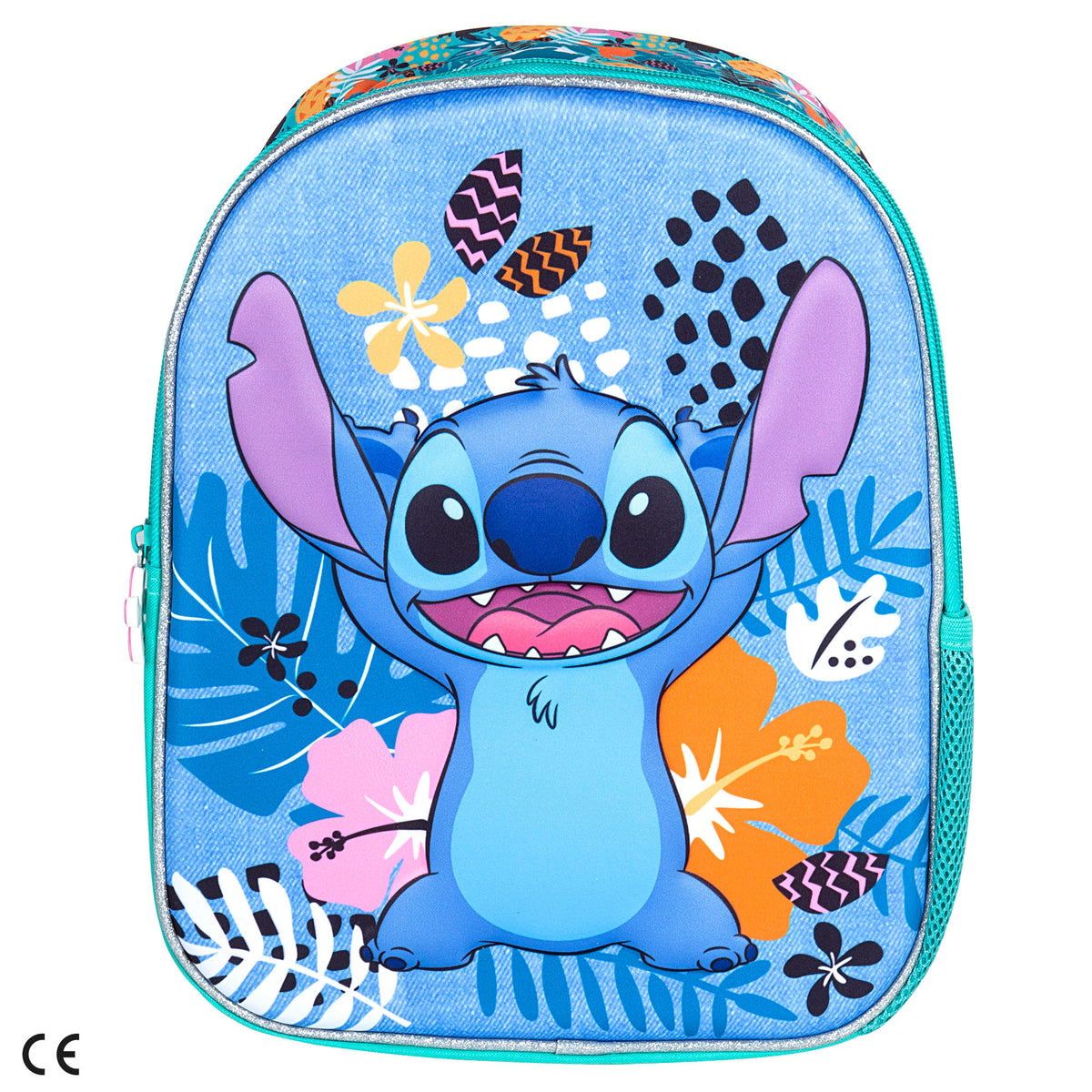 Stitch Mochila preescolar 3D + 3 años