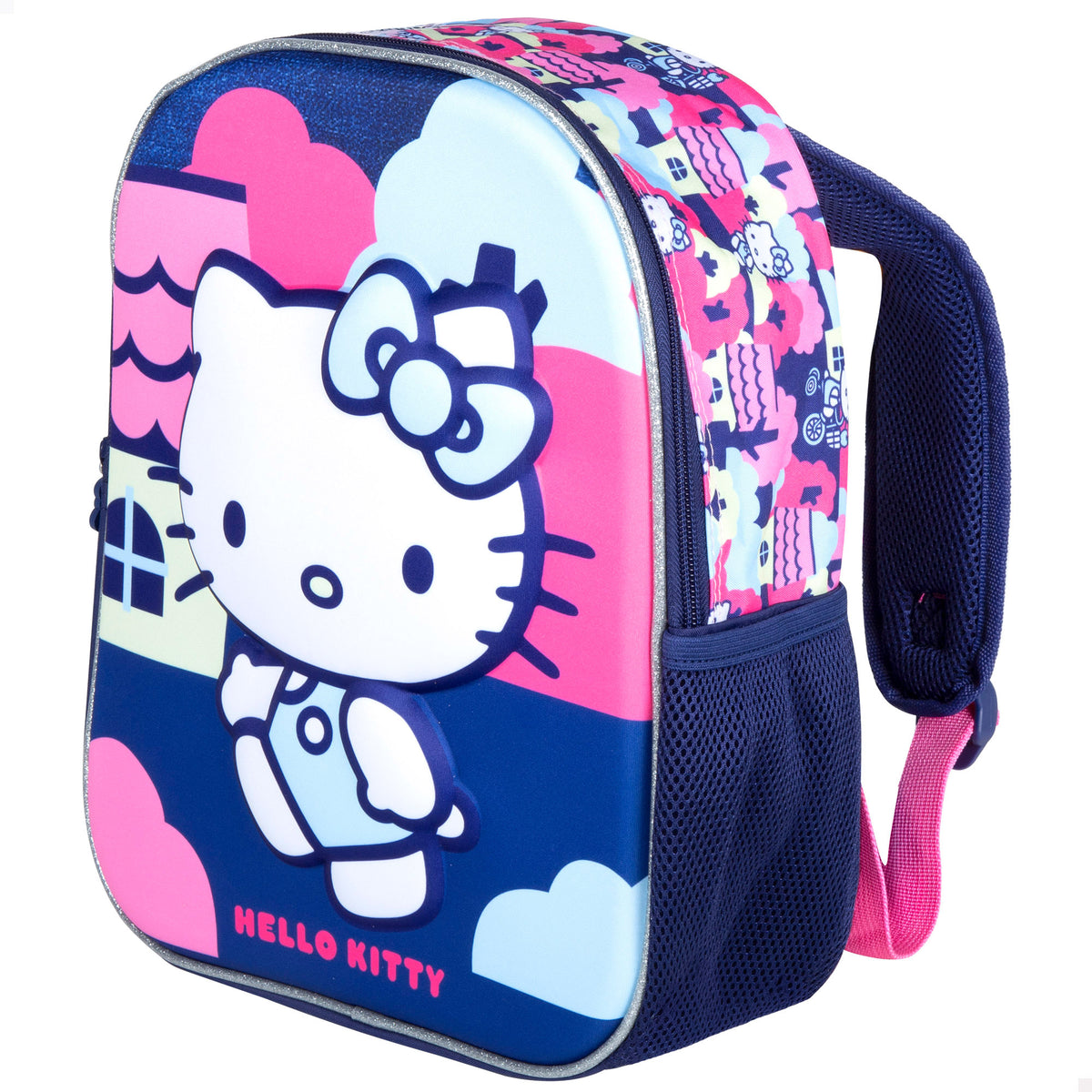 Hello Kitty Mochila preescolar 3D + 3 años