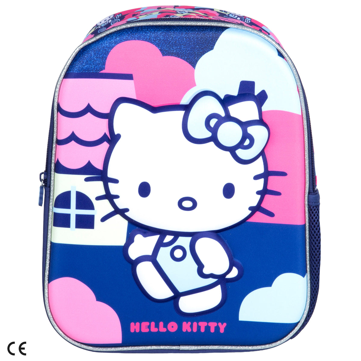 Hello Kitty Mochila preescolar 3D + 3 años
