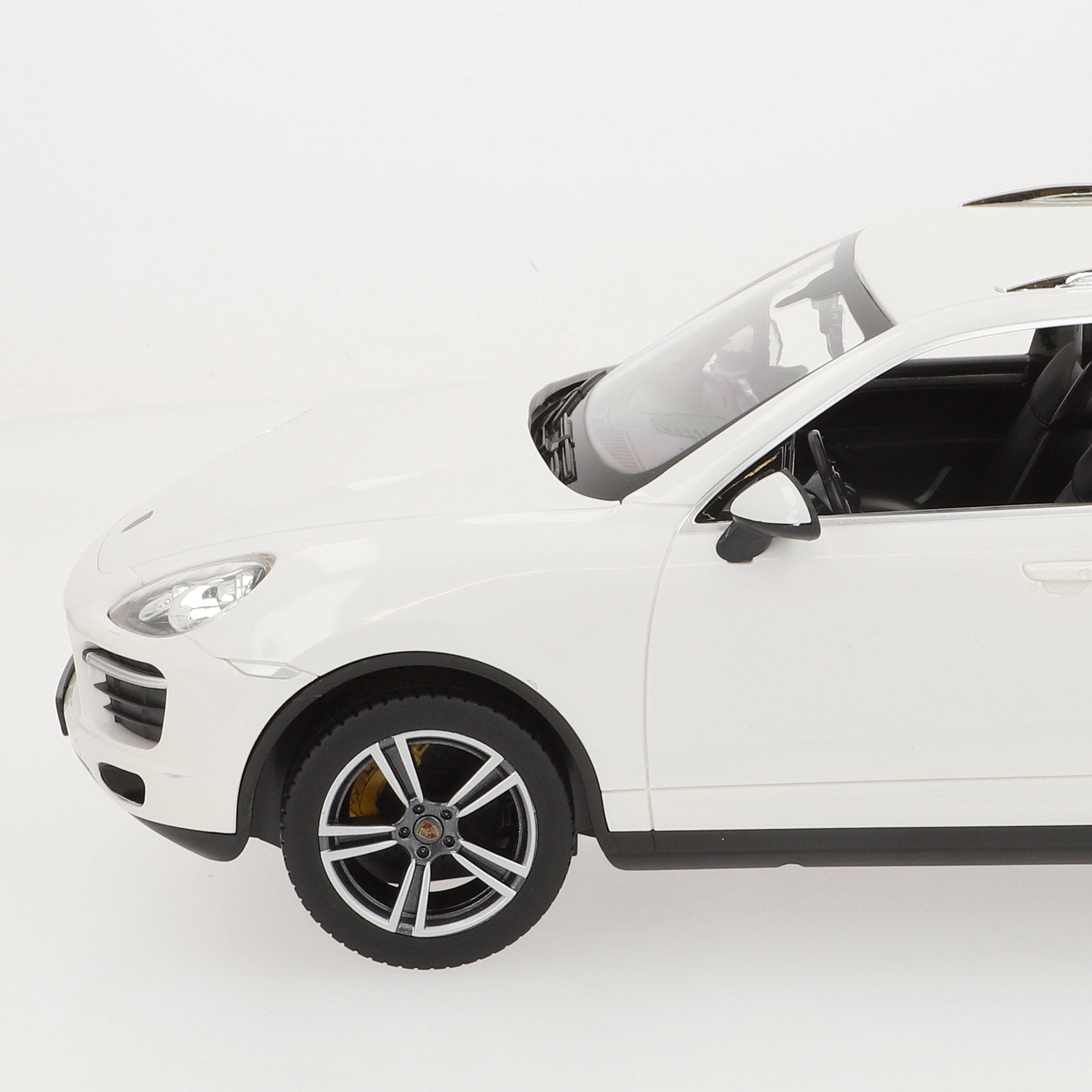 RASTAR Coche teledirigido Porsche Cayenne Turbo blanco 1:14
