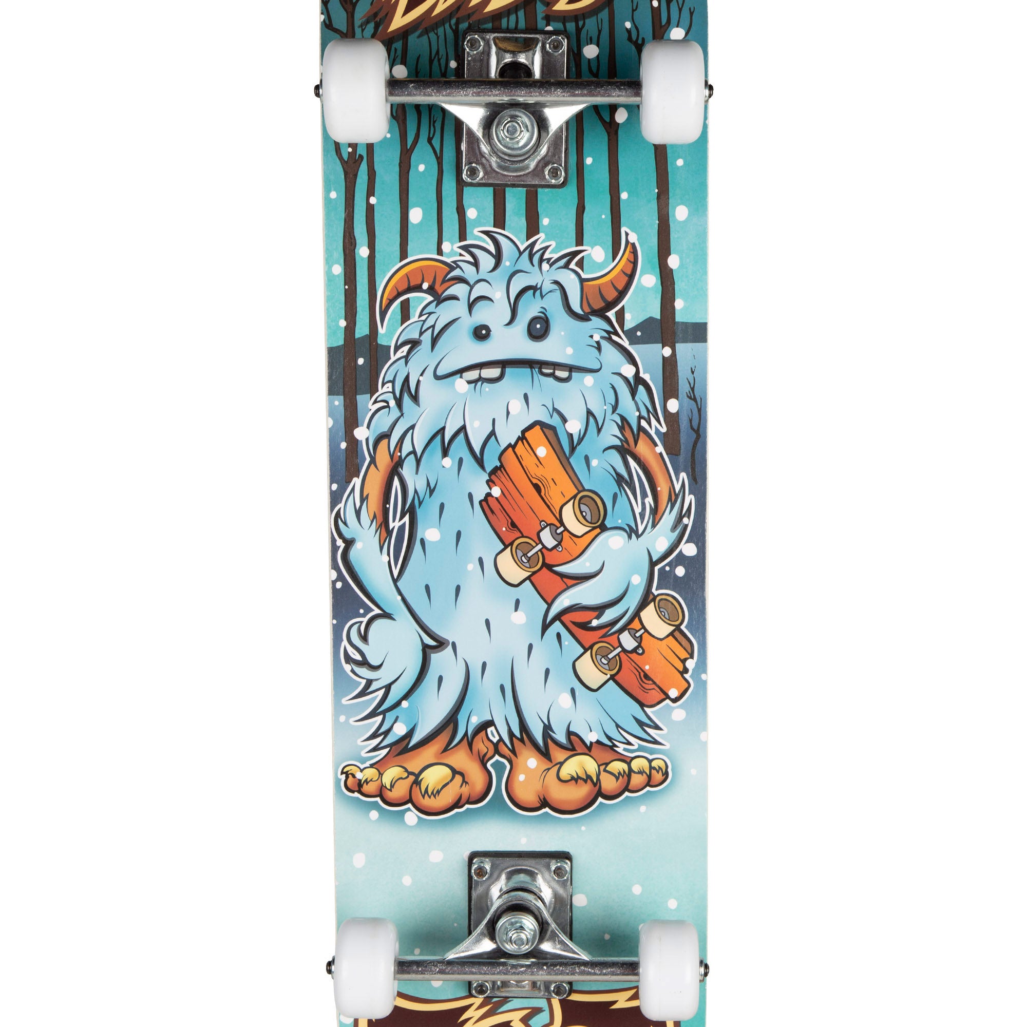 Monopatín madera Big Foot con eje de aluminio 79x20 cm CB Riders