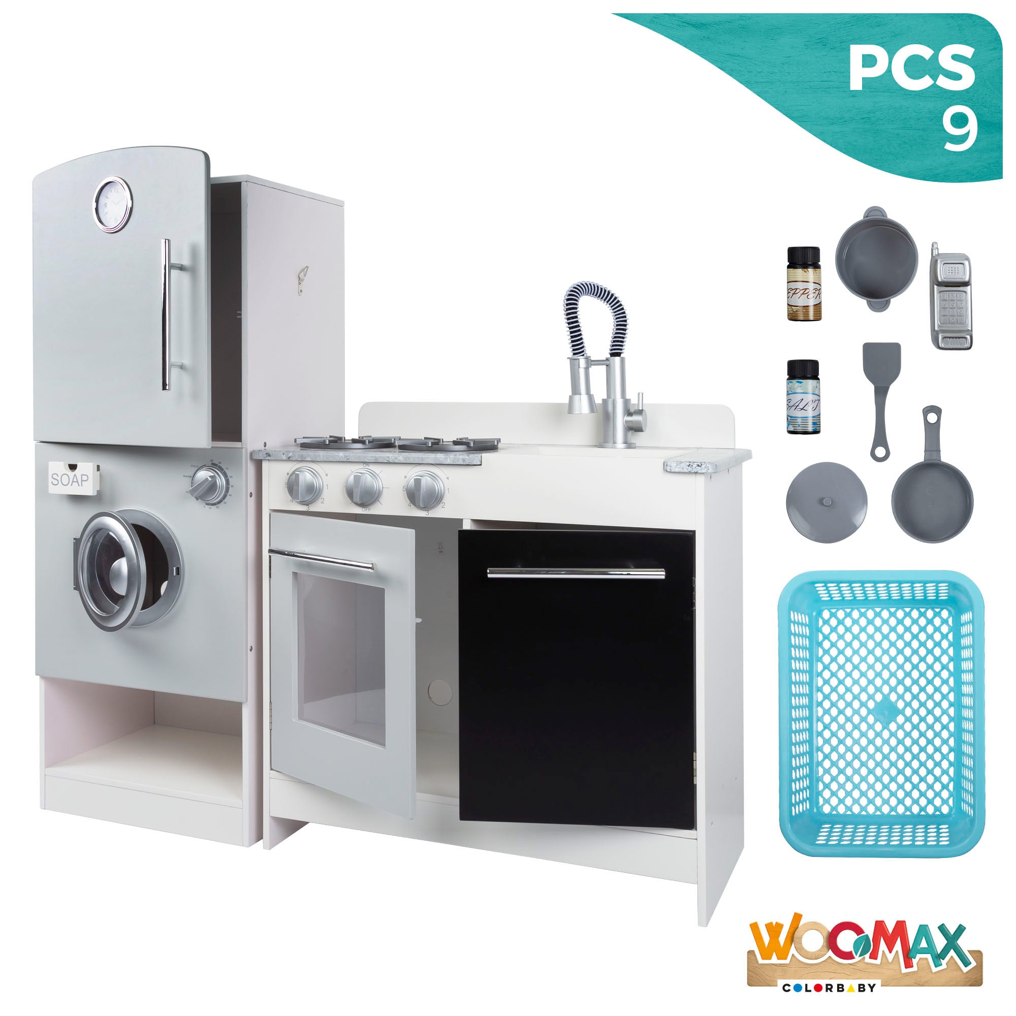 WOOMAX Cocina de madera modular