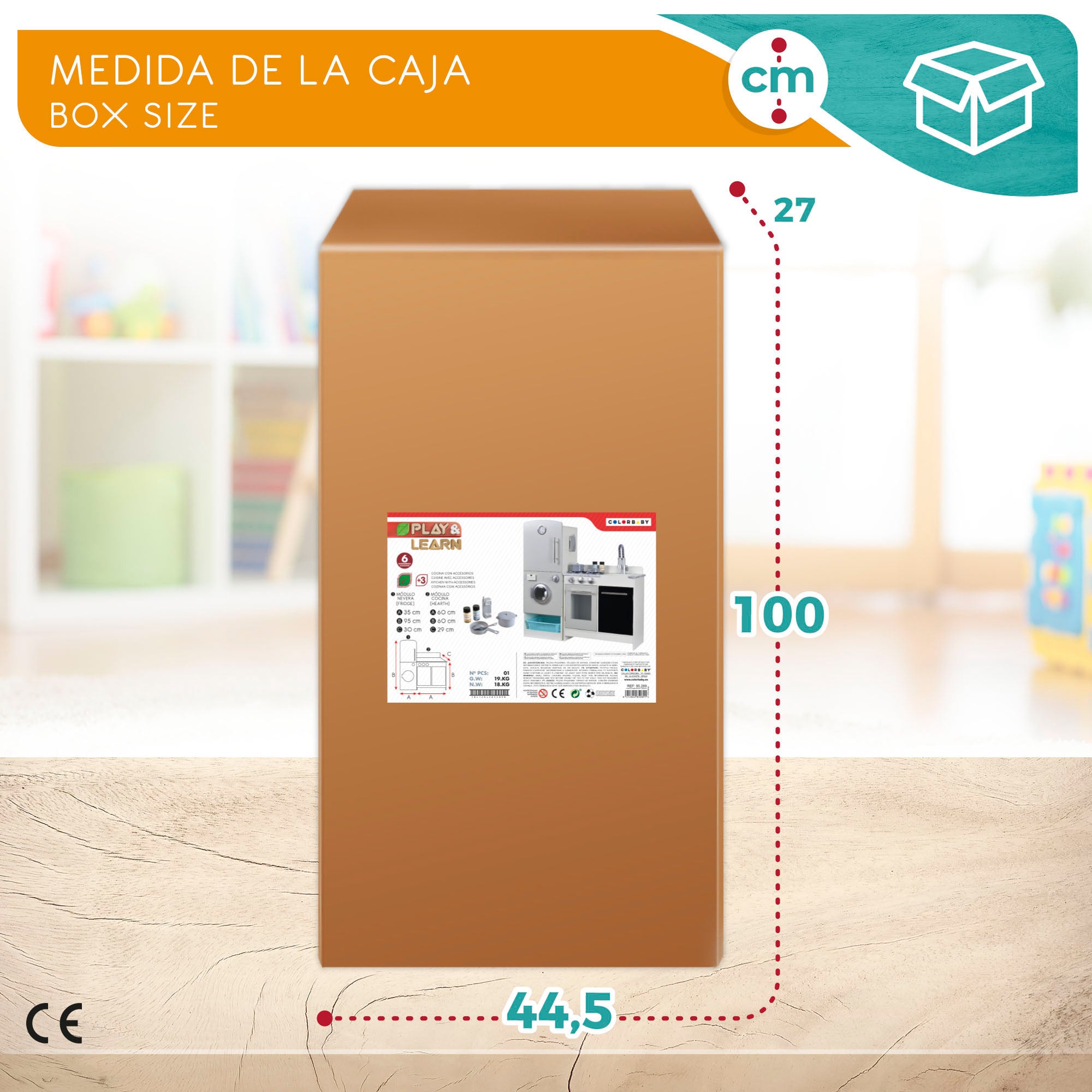 WOOMAX Cocina de madera modular