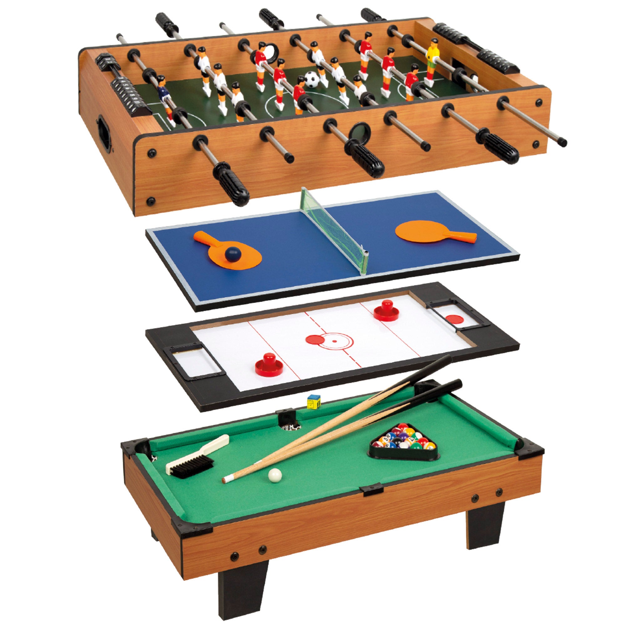 Mesa multijuegos 4 en 1 sobremesa 89x42,5x28,5 cm CB Games