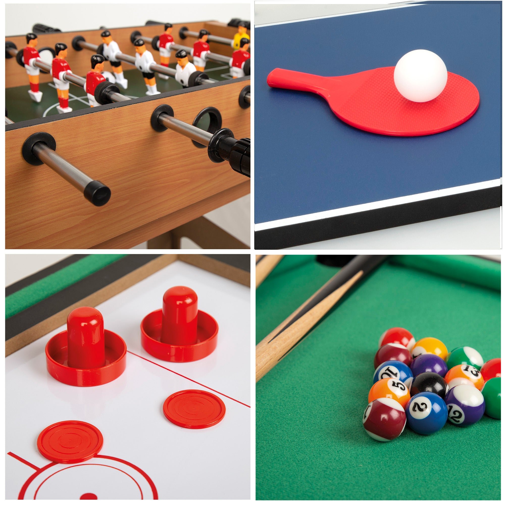 Mesa multijuegos 4 en 1 con patas CB Games