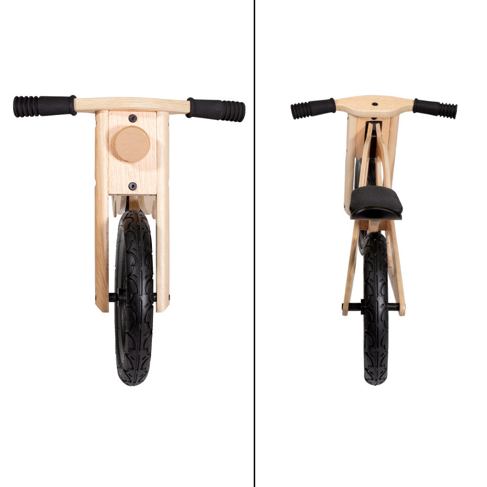 WOOMAX Bici de madera sin pedales clásica