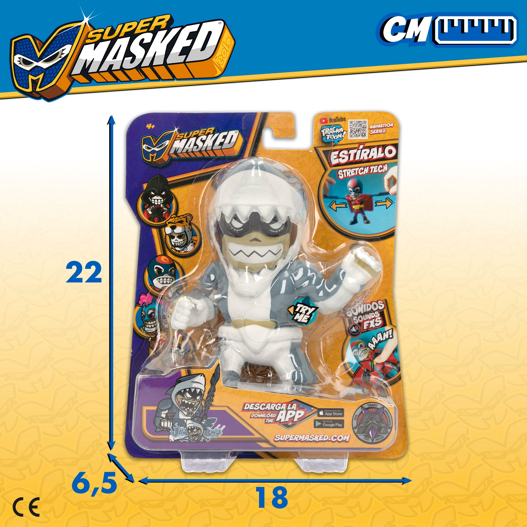 Supermasked Jaw Boy Figura elástica