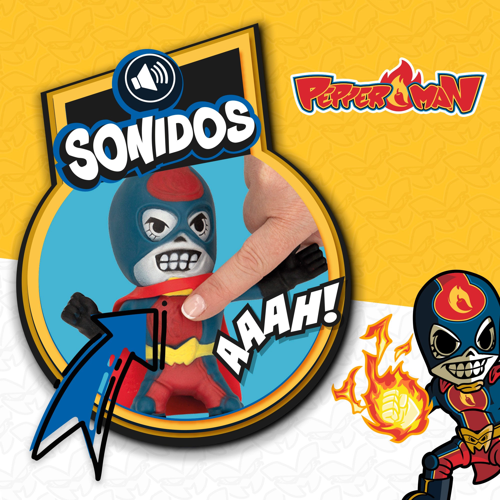 Supermasked Pepper Man Figura elástica