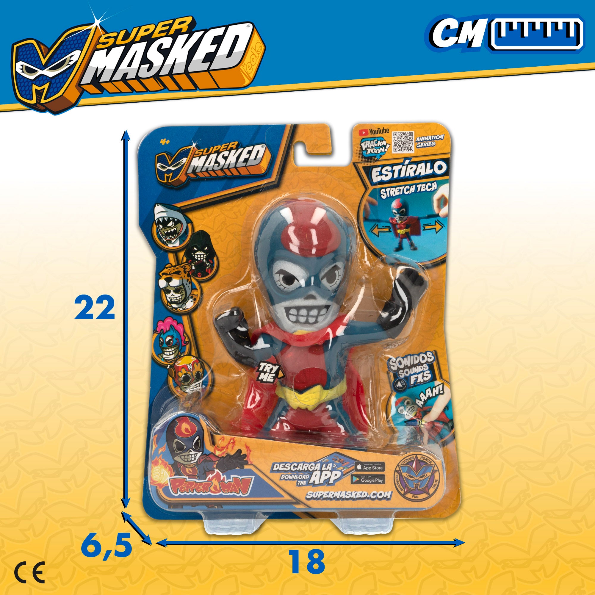Supermasked Pepper Man Figura elástica