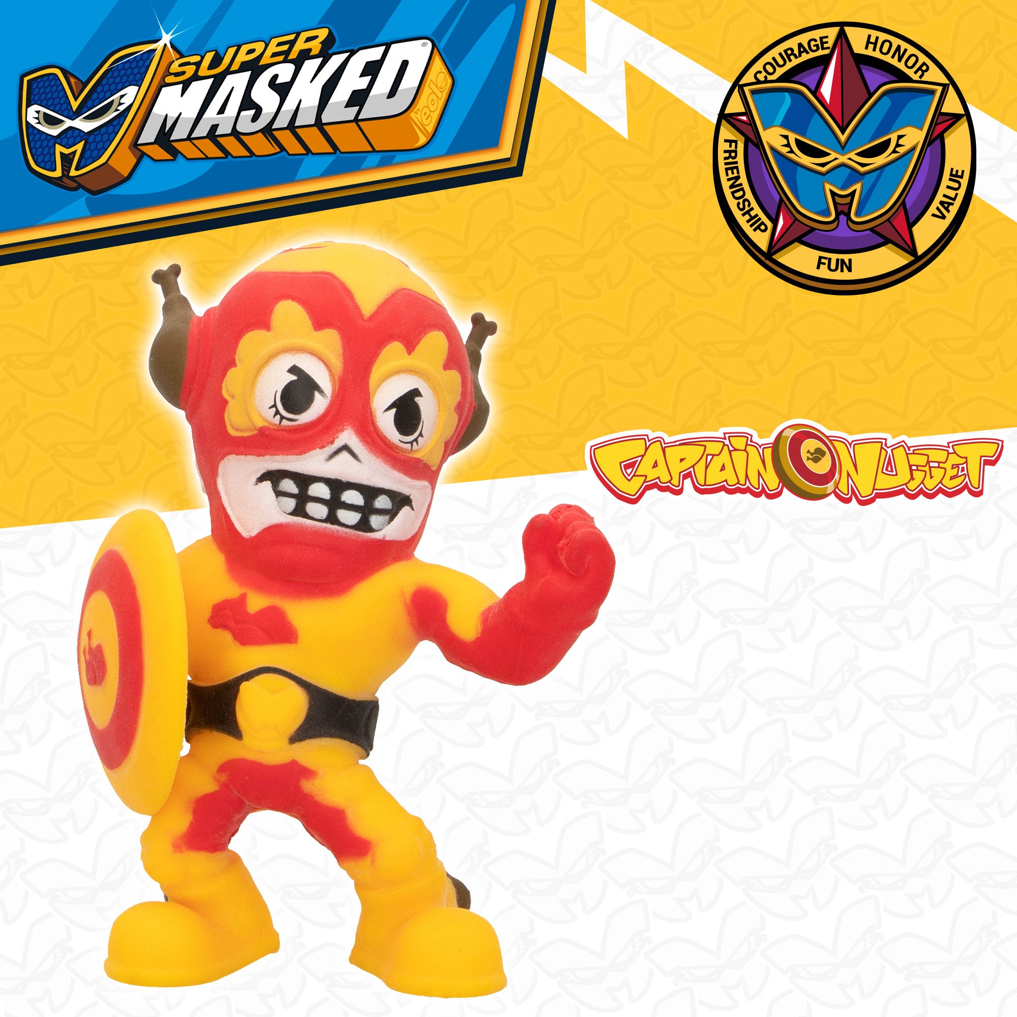 Supermasked Captain Nugget Figura elástica