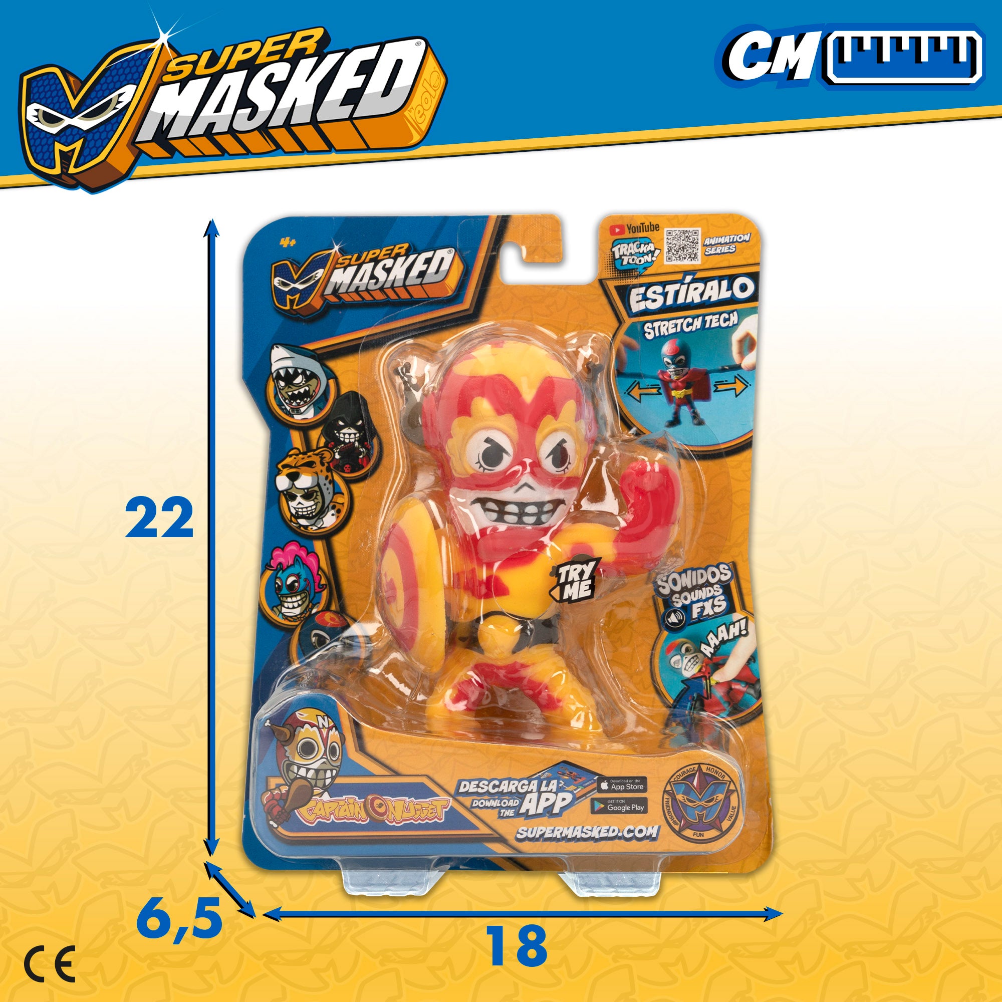 Supermasked Captain Nugget Figura elástica