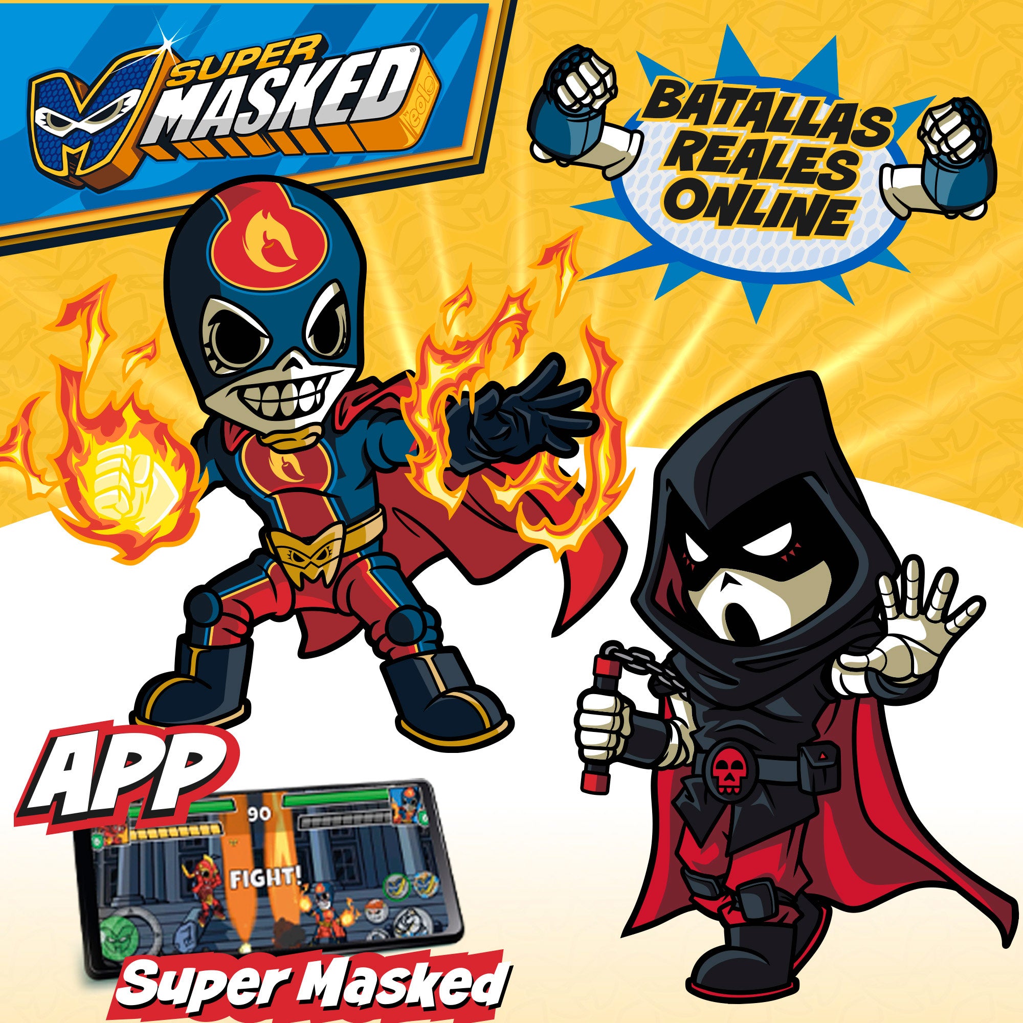 Supermasked Captain Nugget Figura elástica
