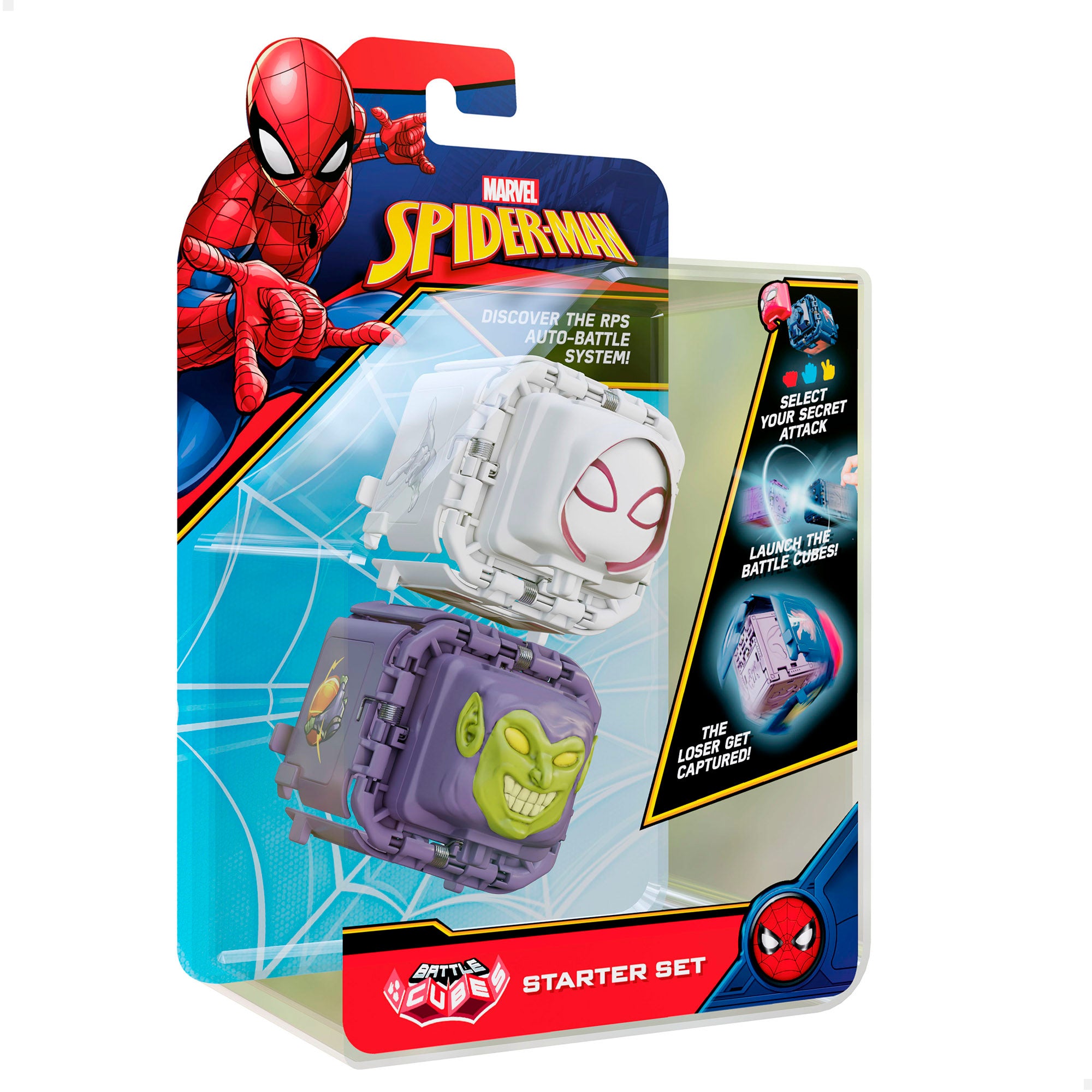 Battle Cubes Marvel Spider-Man Set Spider-Gwen + Duende Verde
