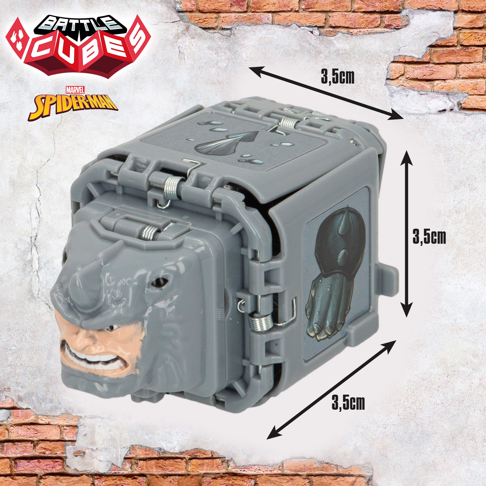 Battle Cubes Marvel Spider-Man Set Miles Morales + Rhino