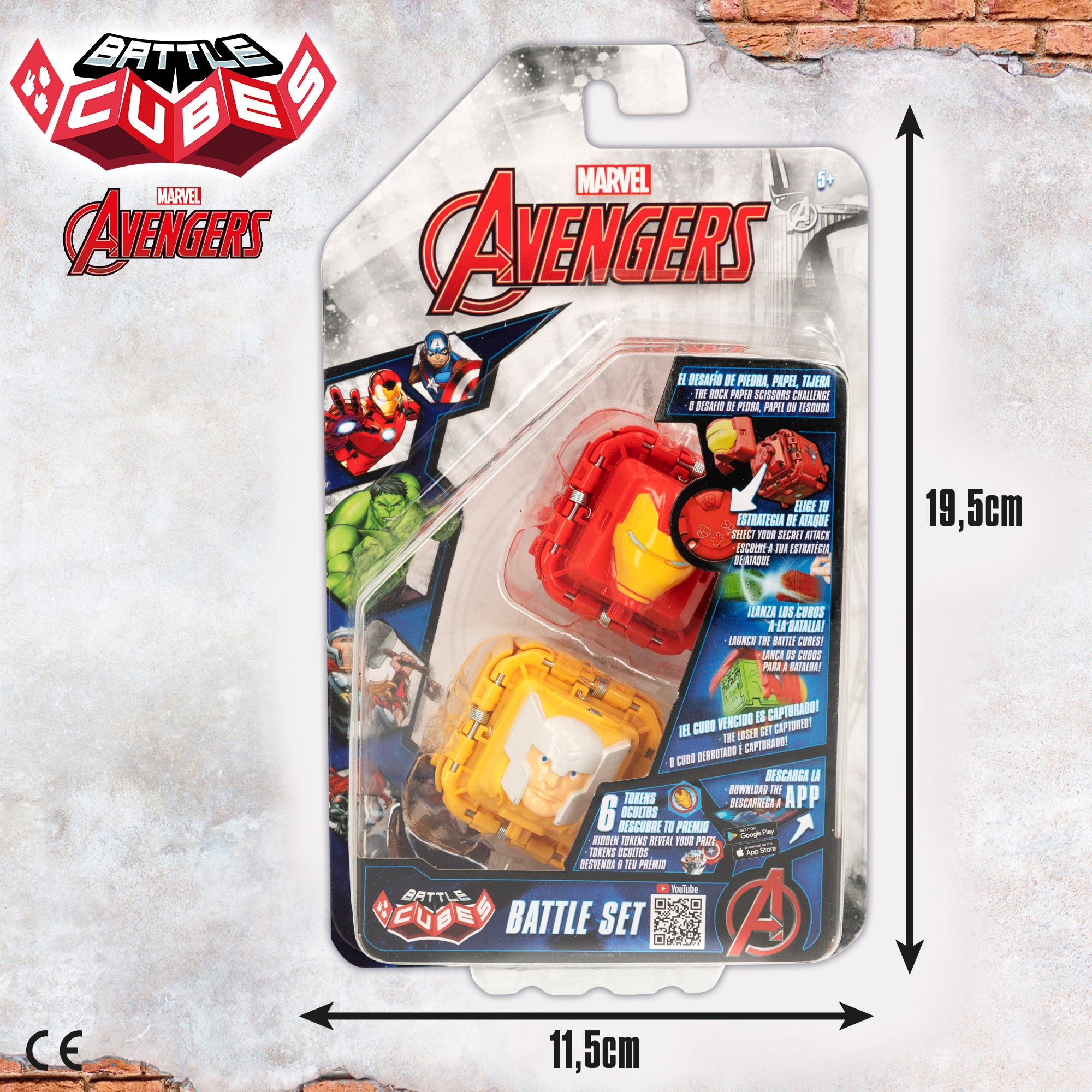 Avengers Set Battle Cubes Iron Man + Thor