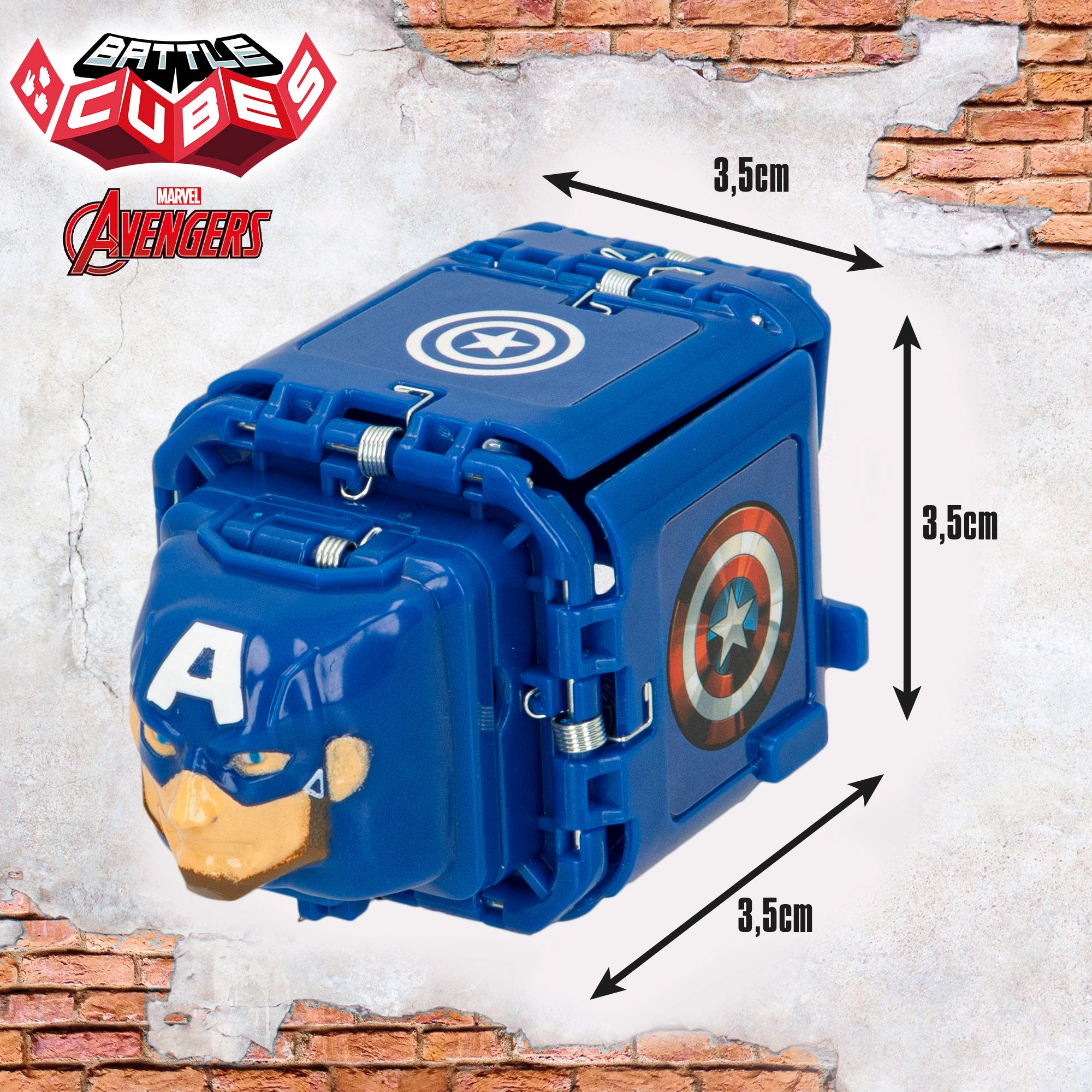 Avengers Set Battle Cubes Capitán América + Black Panter