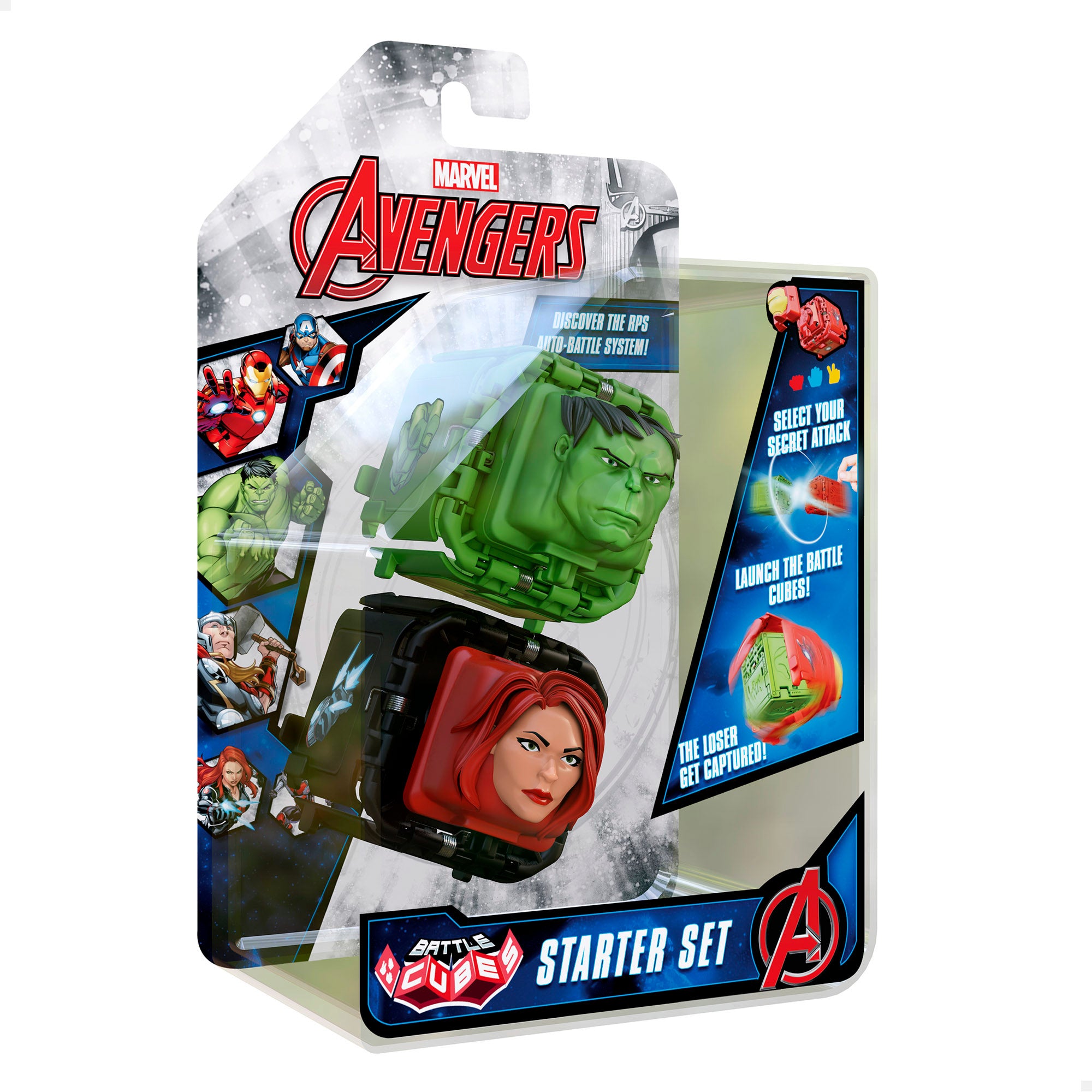 Avengers Set Battle Cubes Hulk + Viuda Negra