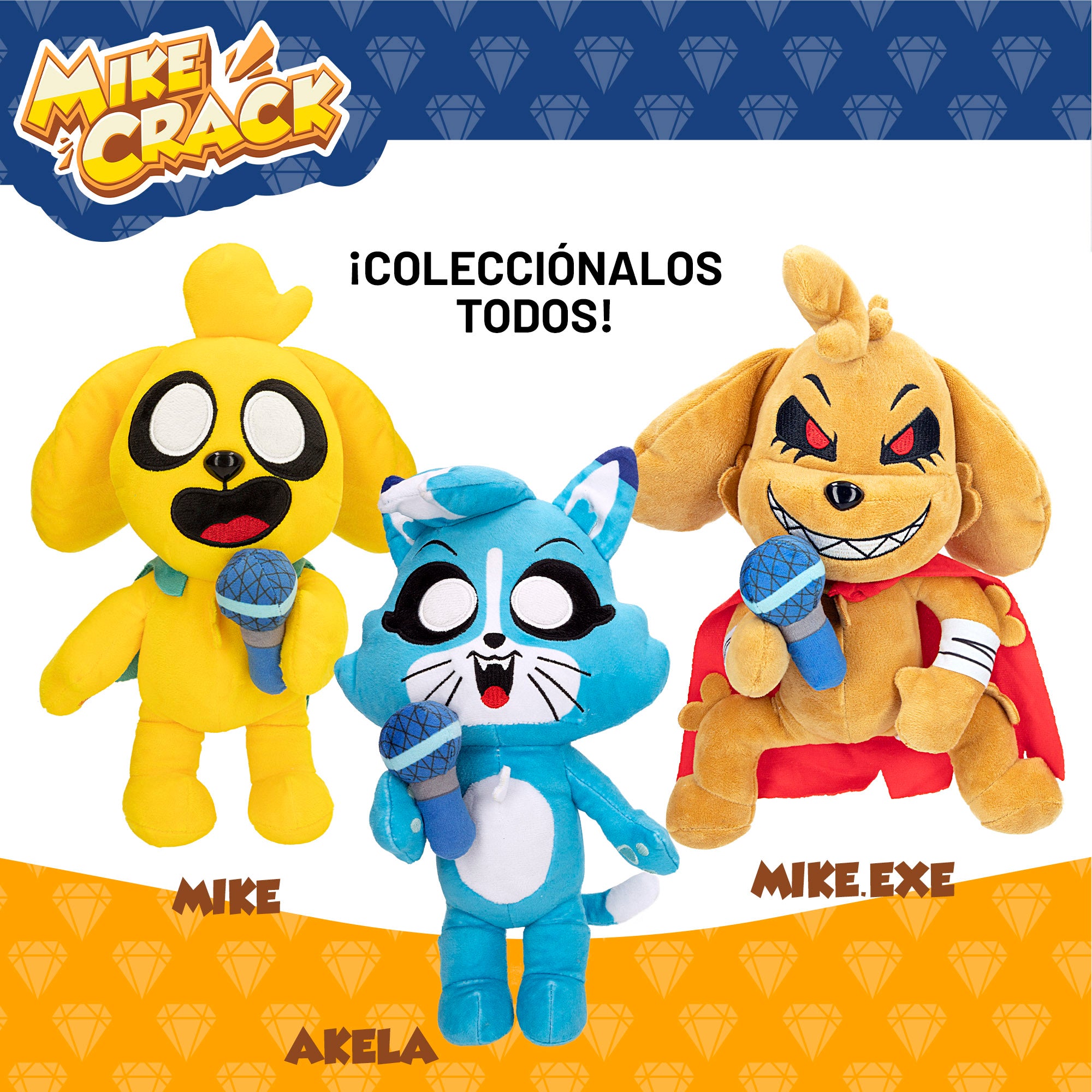 Mikecrack Peluche oficial gatita Akela "Canto y repito lo que dices"