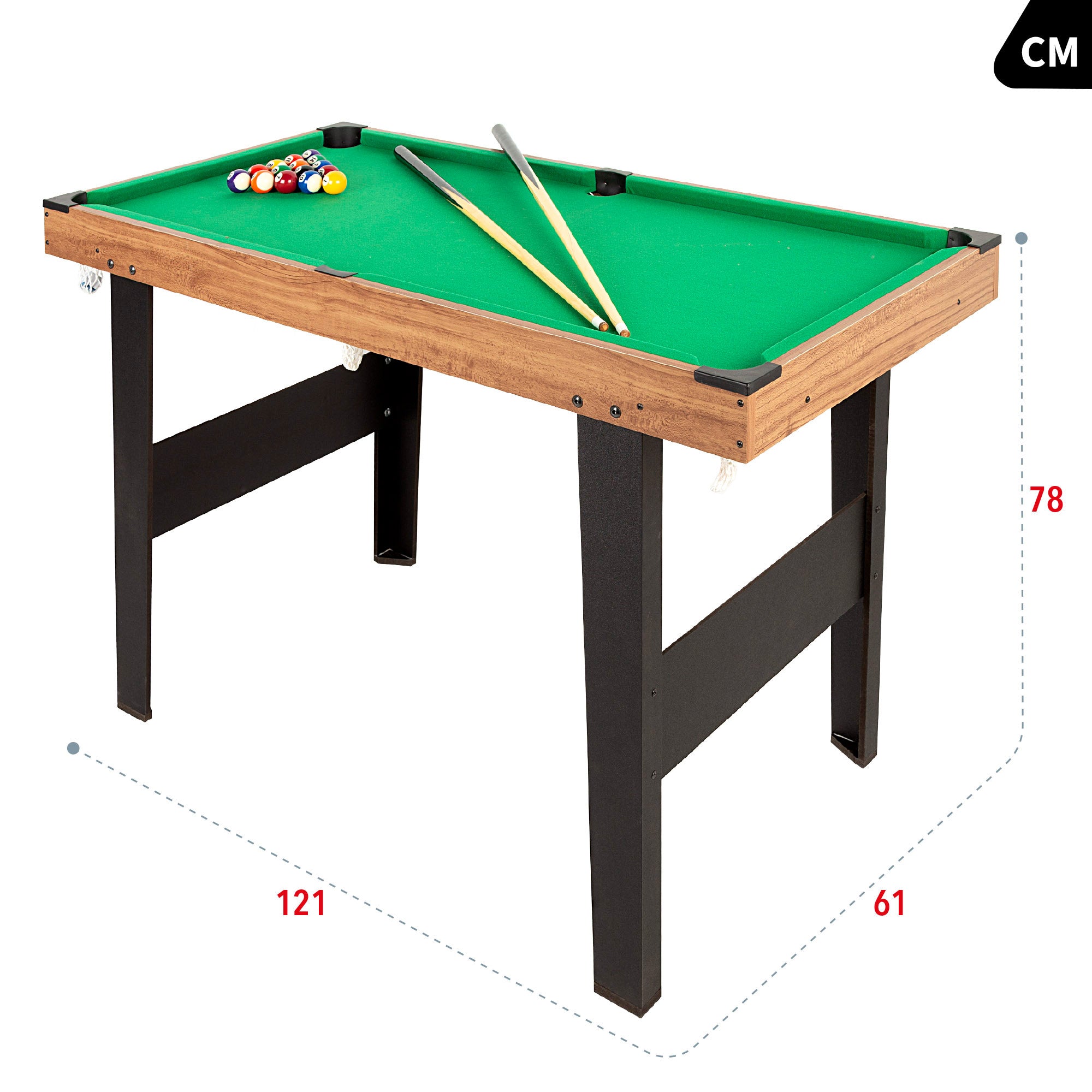 Billar americano 121x61x78 cm CB Games