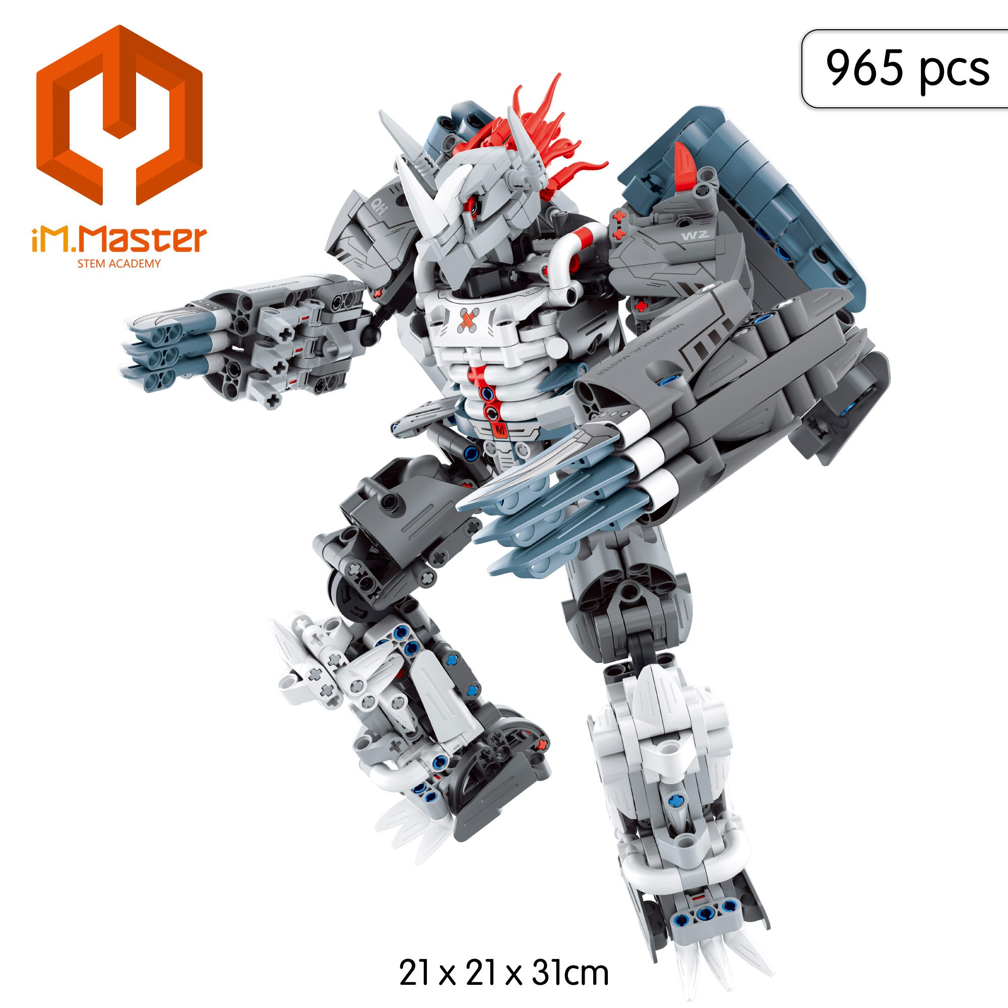 iM.Master Juego de construcción Robot rinoceronte - 965 pzas.