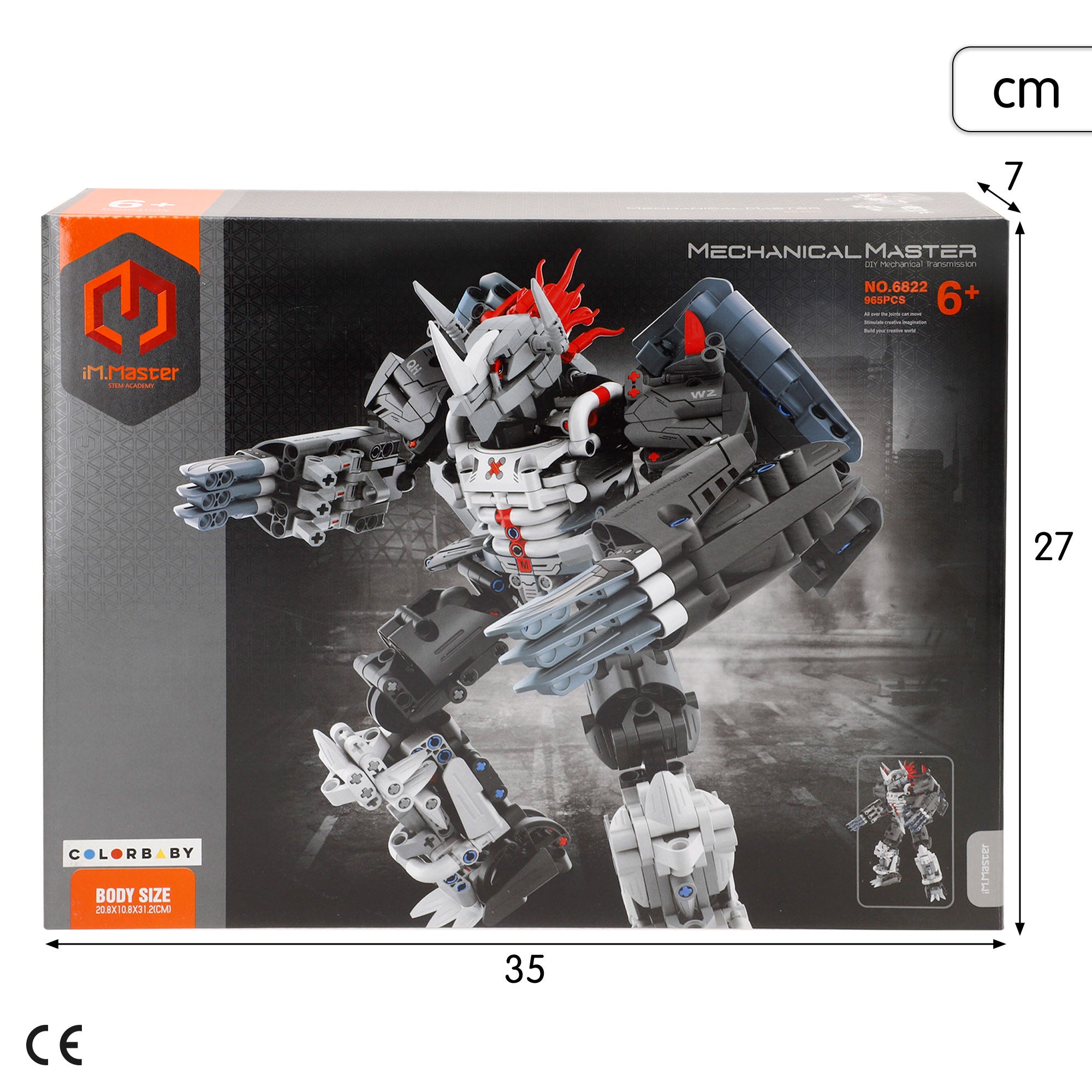 iM.Master Juego de construcción Robot rinoceronte - 965 pzas.