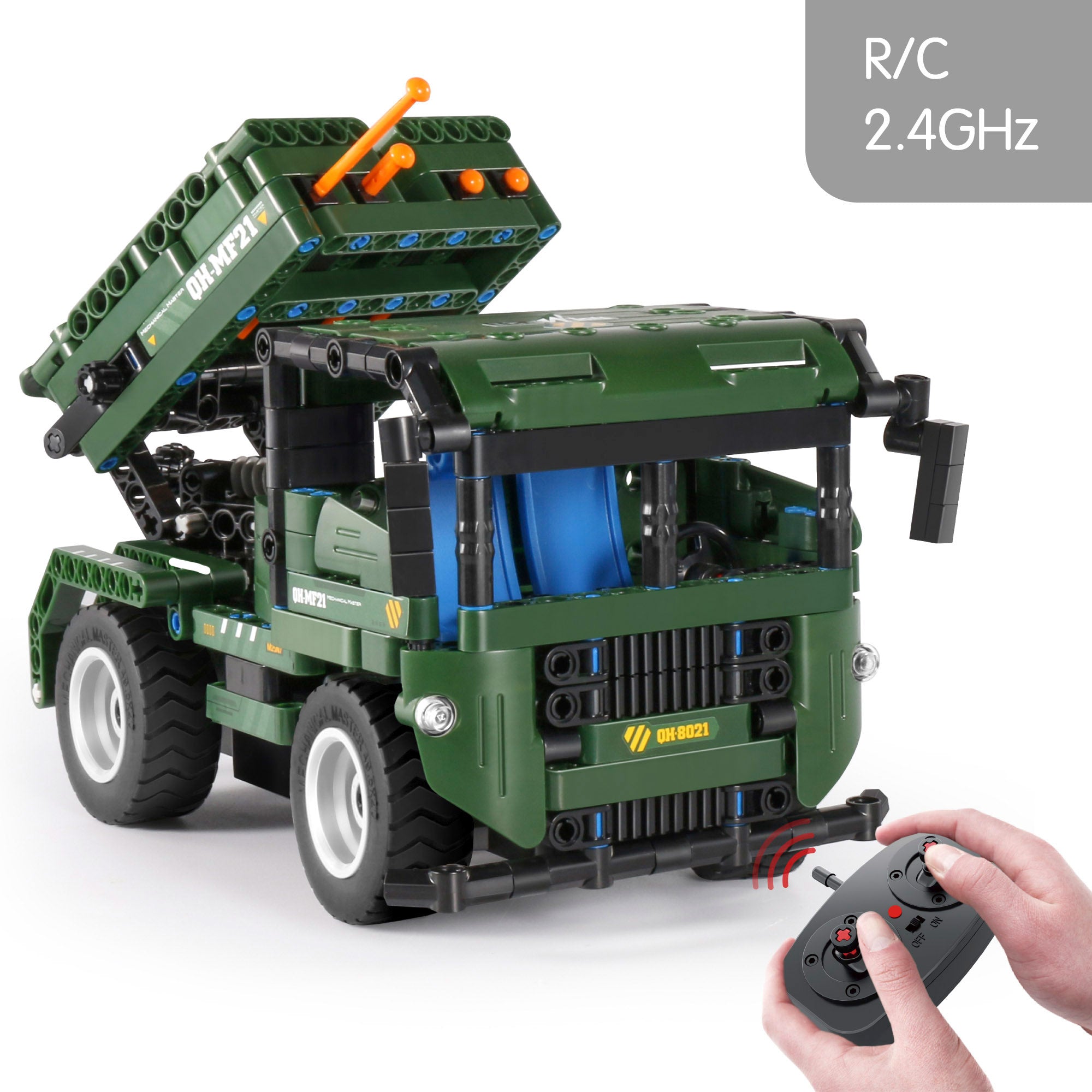 iM.Master Juego de construcción Coche teledirigido militar 2 en 1 - 364 pzas.