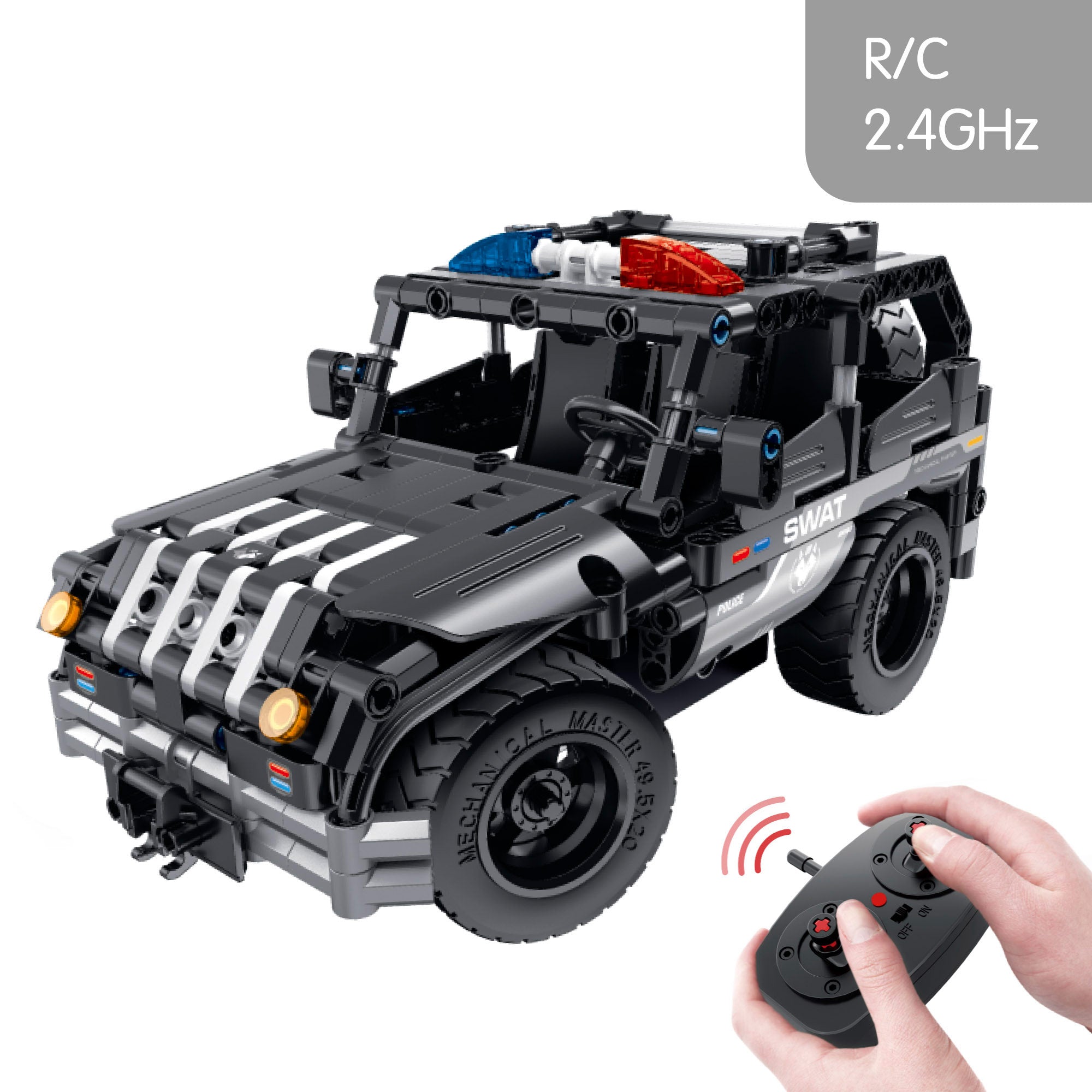 iM.Master Juego de construcción Coche teledirigido SWAT 2 en 1 - 355 pzas.